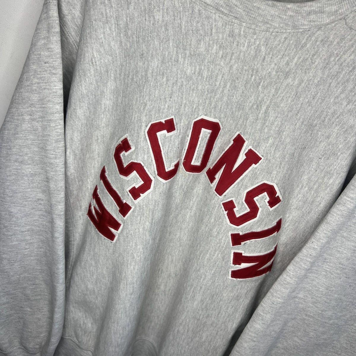 Champion 1990s Wisconsin University Champion Reverse Weave Sweatshirt Size US L / EU 52-54 / 3 - 4 Thumbnail