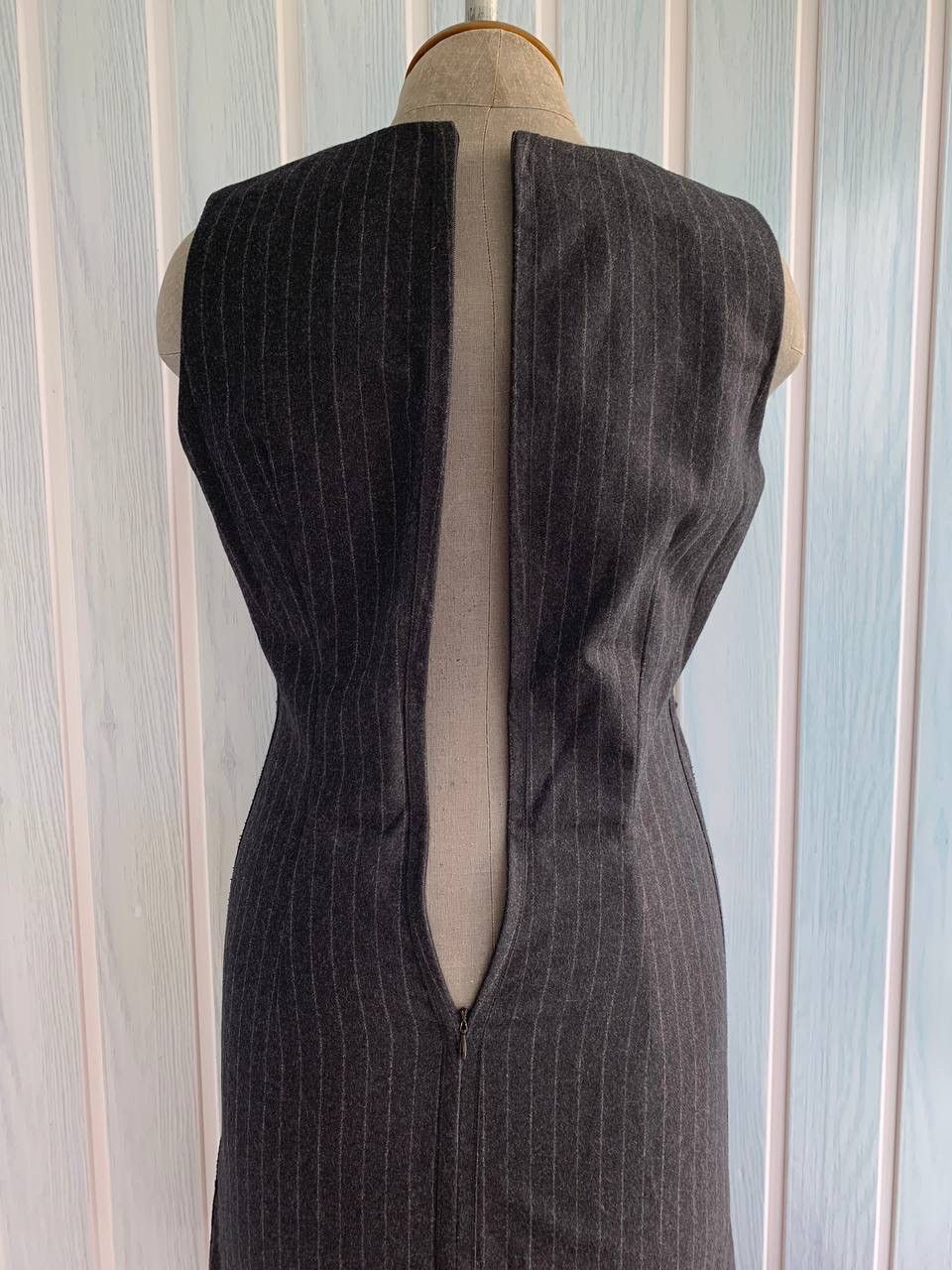 Kenzo Kenzo Lana Wool & Spandex Multicolor Striped Bodycon Dress Size XS / US 0-2 / IT 36-38 - 15 Thumbnail