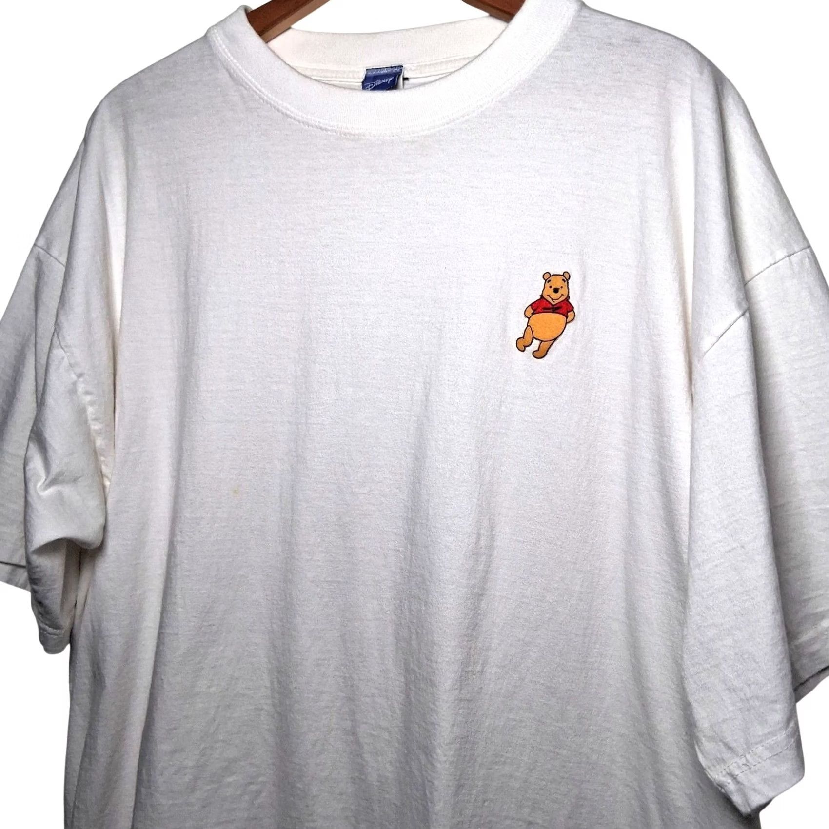 Disney VINTAGE Disney Winnie The Pooh Sleep Shirt 2XL White Cotton Character READ Shirt Women"} Size XXL / US 16-18 / IT 52-54 - 2 Thumbnail