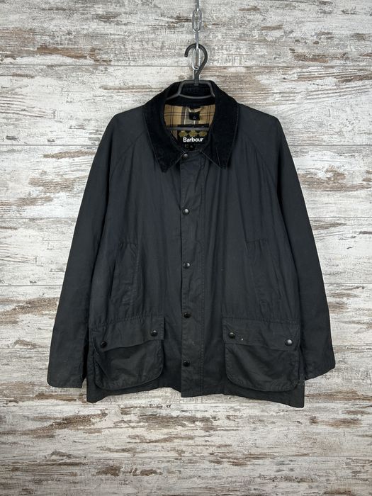 Barbour Mens Vintage Barbour Ashby Wax Jacket black MWX0339NY92 rare ...