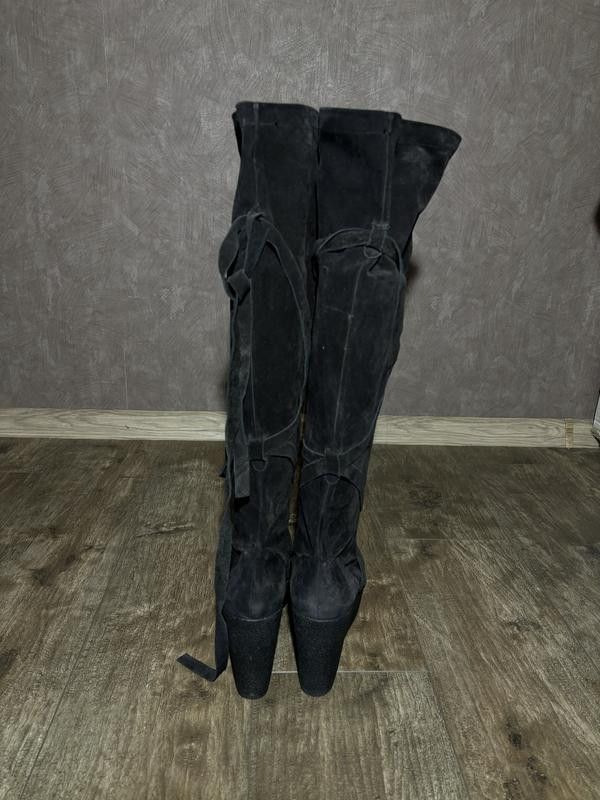 Robert Clergerie Boots over the knee boots suede robert clergerie france Size US 9 / IT 39 - 4 Thumbnail