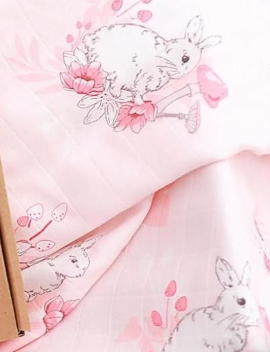 NBDN Nobrandedon Muslin Baby Blanket, 4-Layer Muslin Cotton Swaddle 47 x 47 Size ONE SIZE - 1 Thumbnail