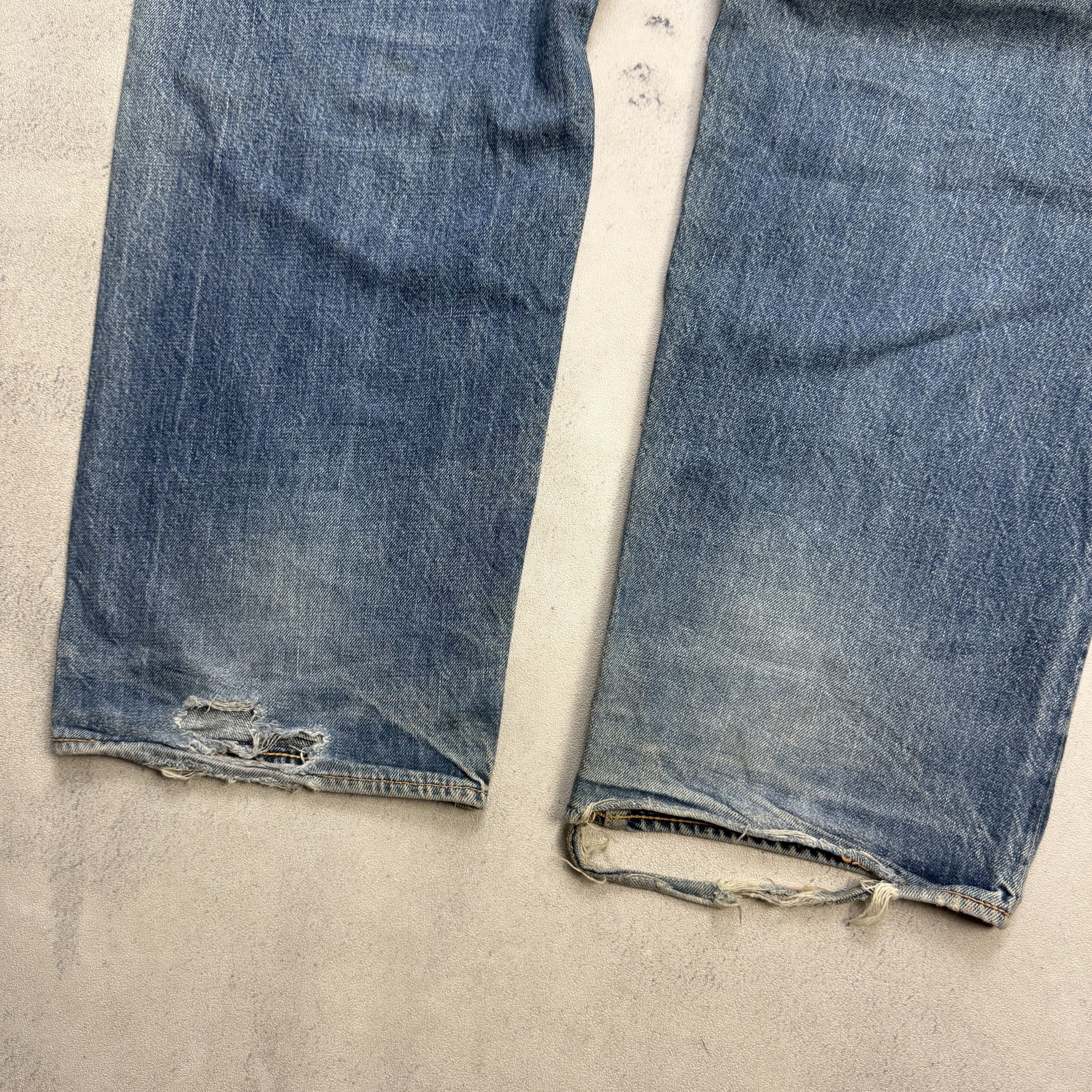 Evisu Vintage Evisu Selvedge Jeans Distressed Denim Size US 38 / EU 54 - 10 Thumbnail