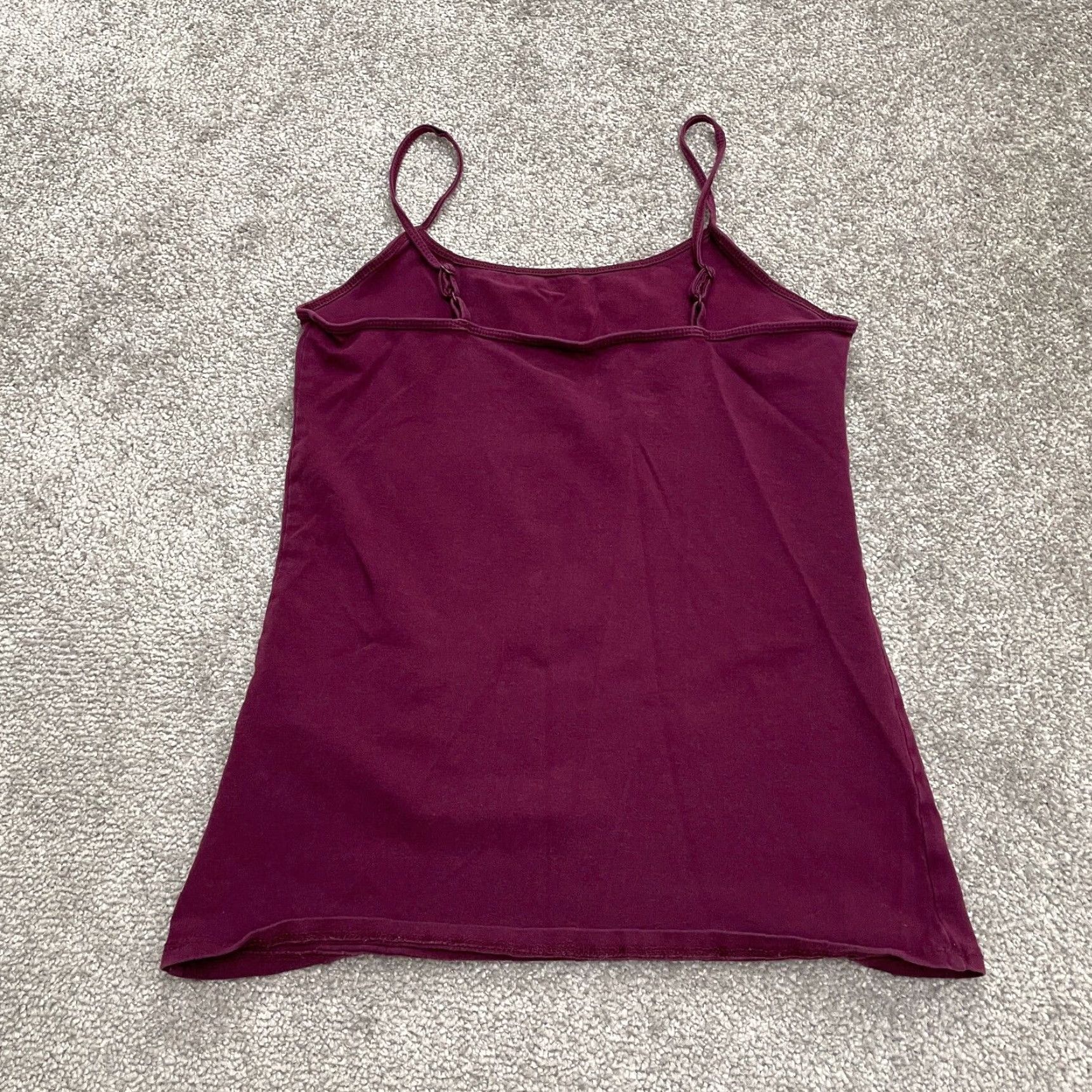 Primark Primark Camisole Tank Top Womens 12 Red Spaghetti Adjustable Stretch Casual Size XL / US 12-14 / IT 48-50 - 2 Thumbnail