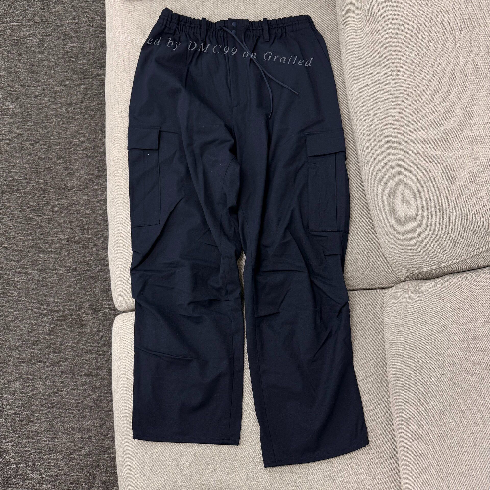 Yohji Yamamoto Y-3 Wool Blend Cargo Pants Size US 30 / EU 46 - 1 Thumbnail