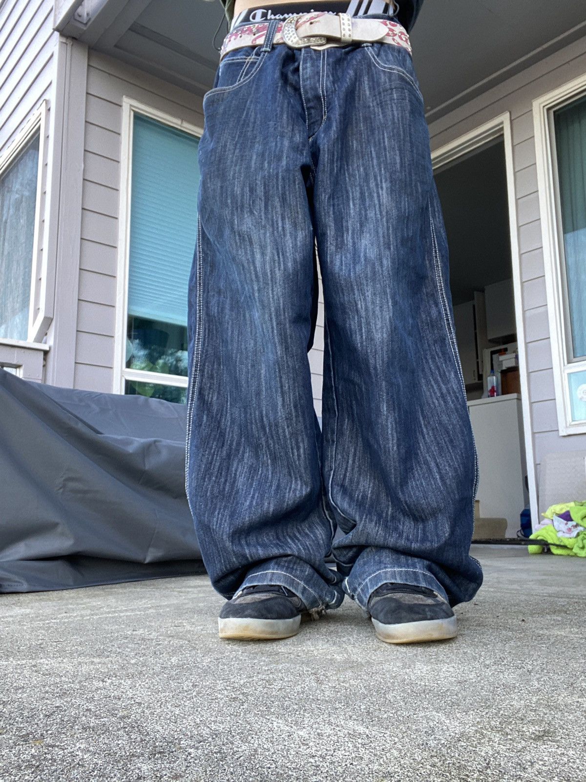 Other Southpole unique shiny darkwash denim Size US 34 / EU 50 - 2 Thumbnail
