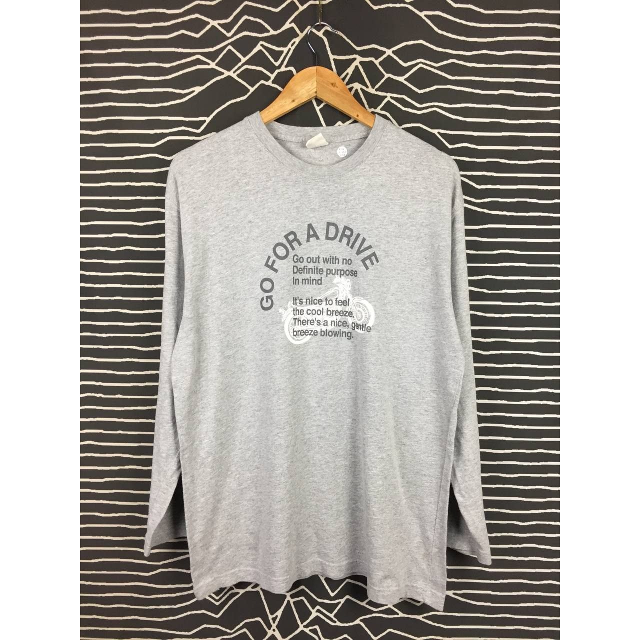 Japanese Brand × Vintage Hill Crop Japanese Brand Go For A Drive Long Sleeve Tee Size US L / EU 52-54 / 3 - 1 Thumbnail