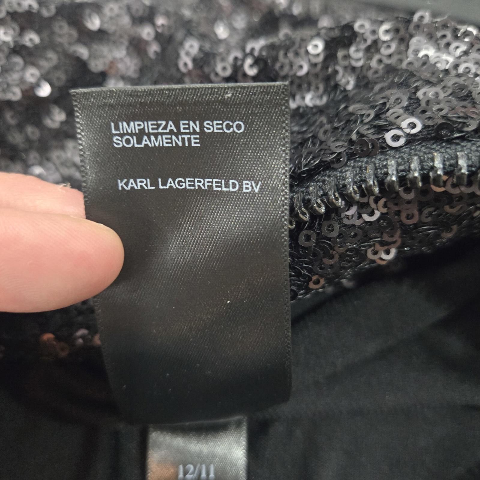 Karl Lagerfeld Karl Lagerfeld Sleeveless Sequin Formal Suit Dress 8 NWT Size M / US 6-8 / IT 42-44 - 12 Thumbnail