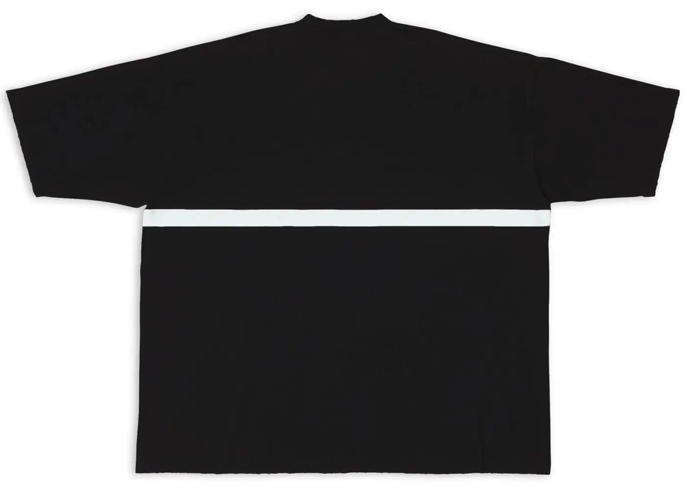 Balenciaga o1mt1gz0824 360 Tubular Oversized T-Shirt in Black/White Size US L / EU 52-54 / 3 - 2 Thumbnail