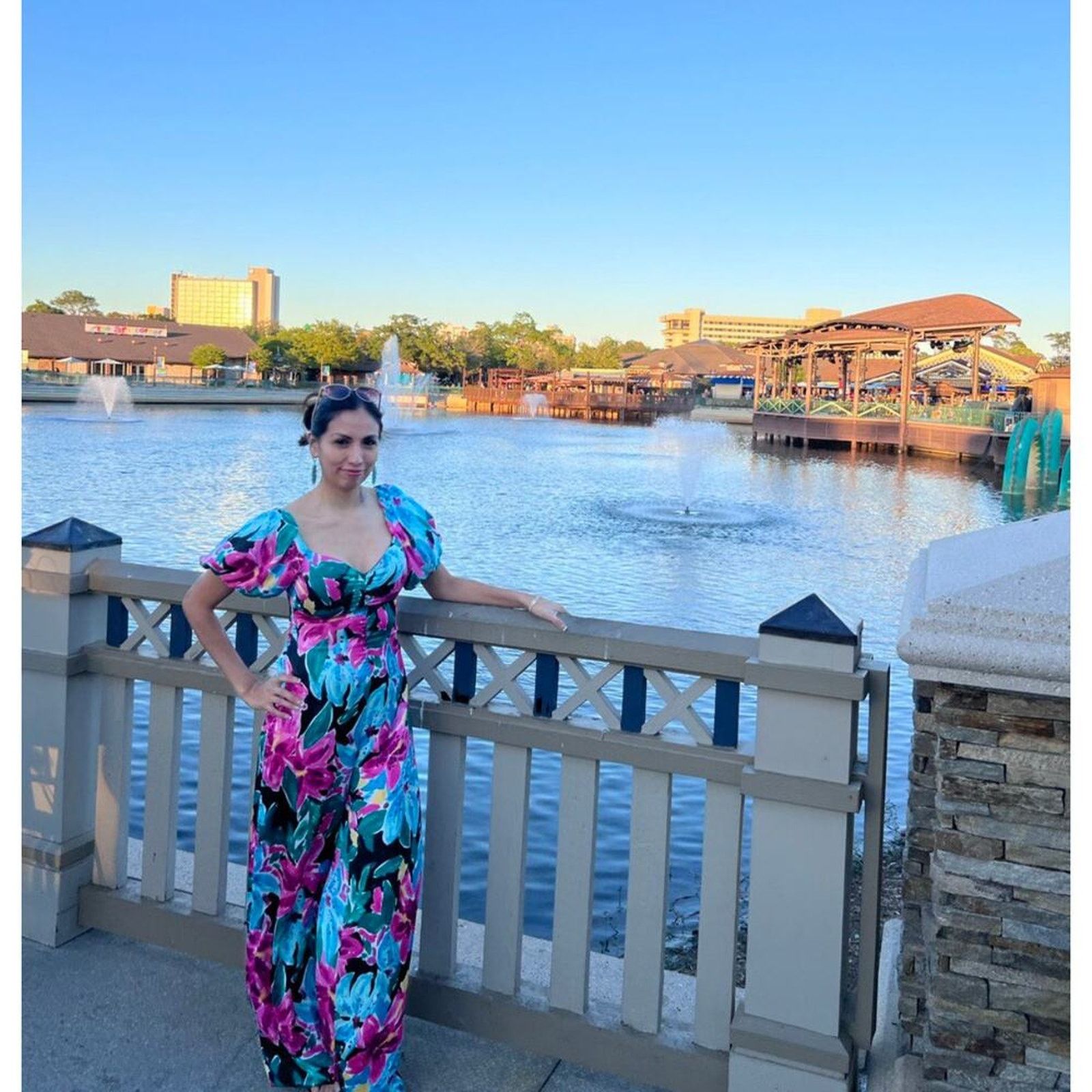 Zara ZARA FLORAL PRINT JUMPSUIT MULTICOLORED Size 26" / US 2 / IT 38 - 5 Thumbnail