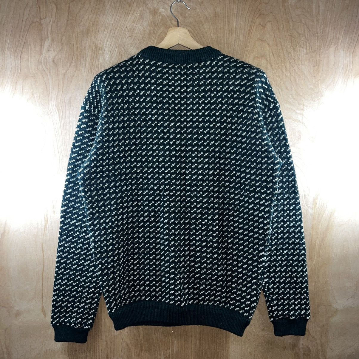 Roots VINTAGE 80s ROOTS NORWEGIAN WOOL BLEND KNIT SWEATER Size US L / EU 52-54 / 3 - 5 Thumbnail