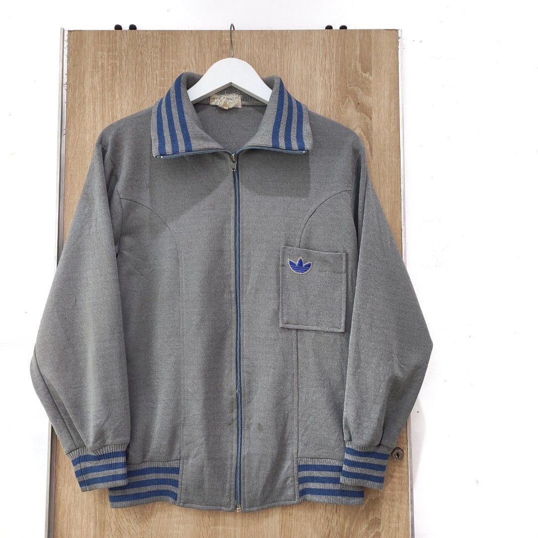 Adidas 80's Vintage Adidas Vintage tracktop Size US M / EU 48-50 / 2 - 2 Thumbnail