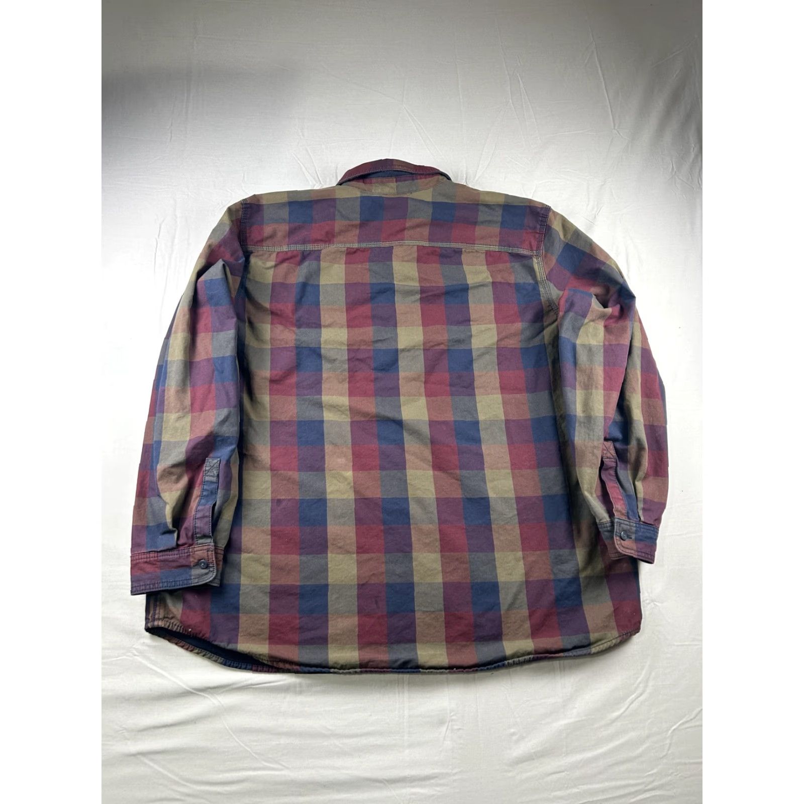 Vintage L.L. Bean Shirt Mens 2XL Plaid Flannel Shacket Button Long Sleeve Outdoor Size US XXL / EU 58 / 5 - 2 Thumbnail