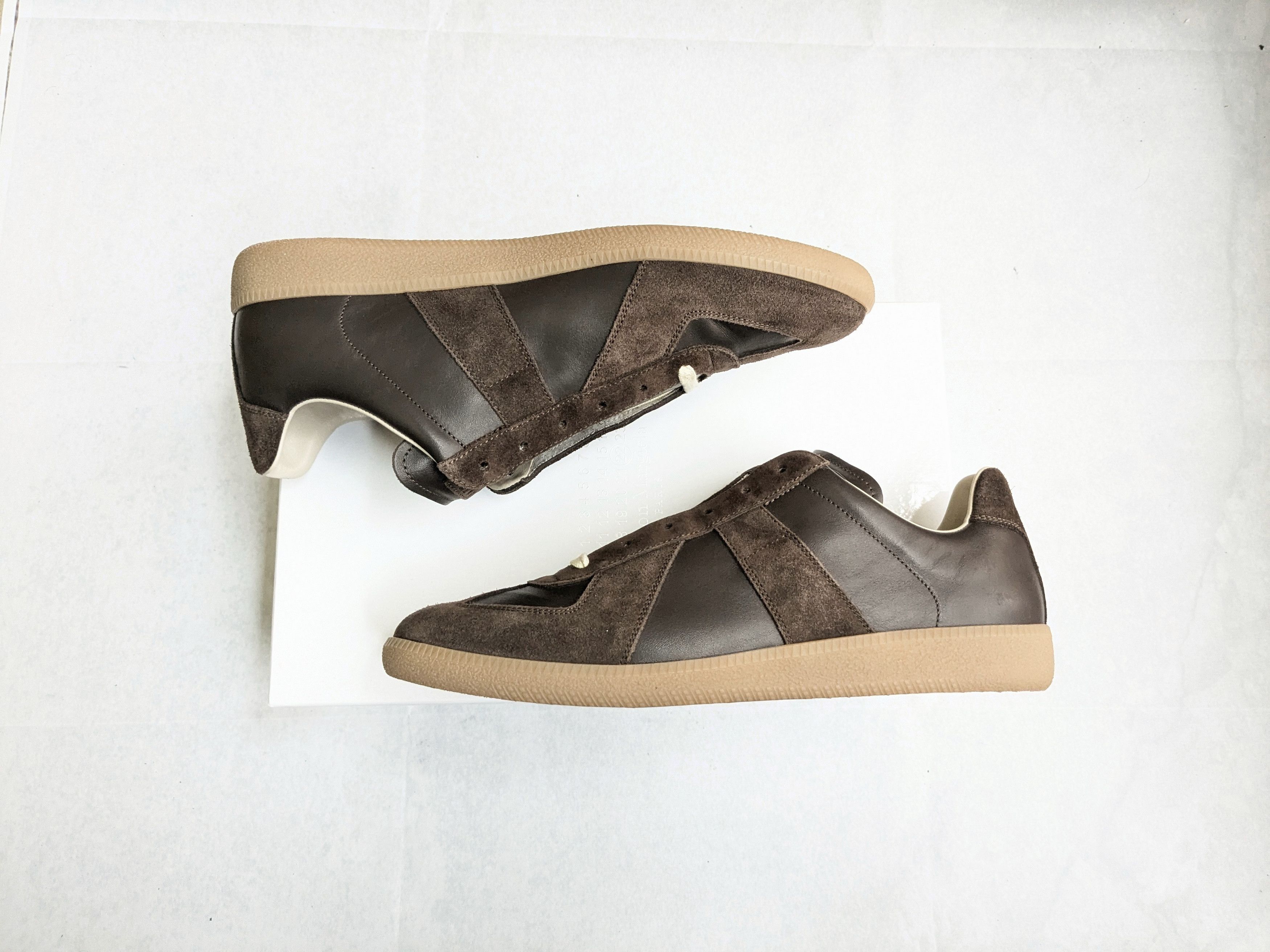 Maison Margiela Replica GAT Brown 11 44 Low Tops