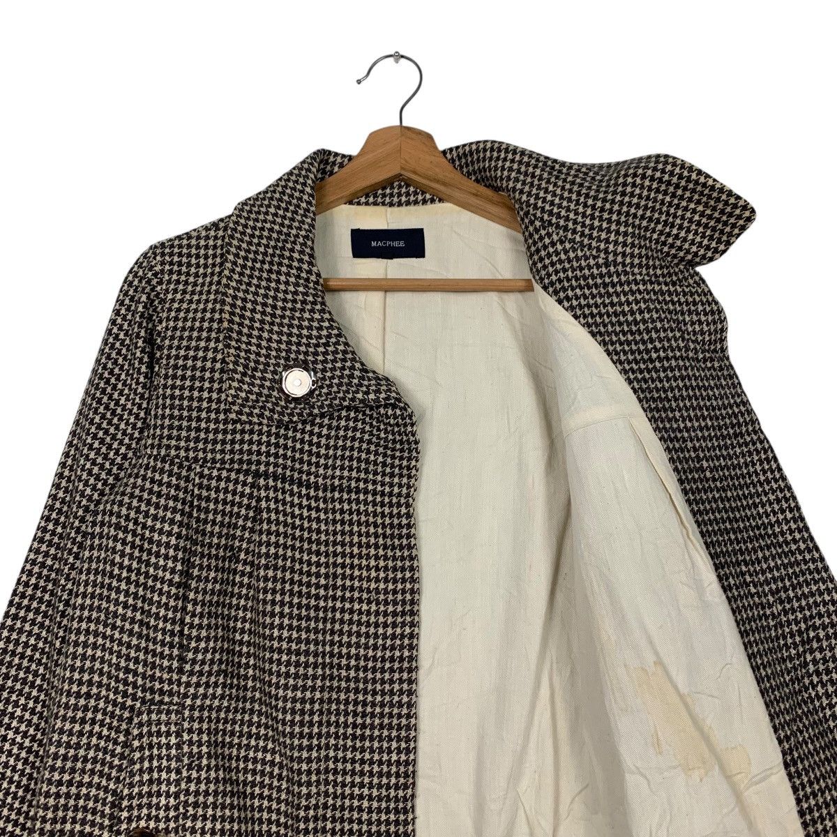 Tomorrowland MACPHEE Houndstooth Jacket #2378-C106 Size M / US 6-8 / IT 42-44 - 8 Thumbnail