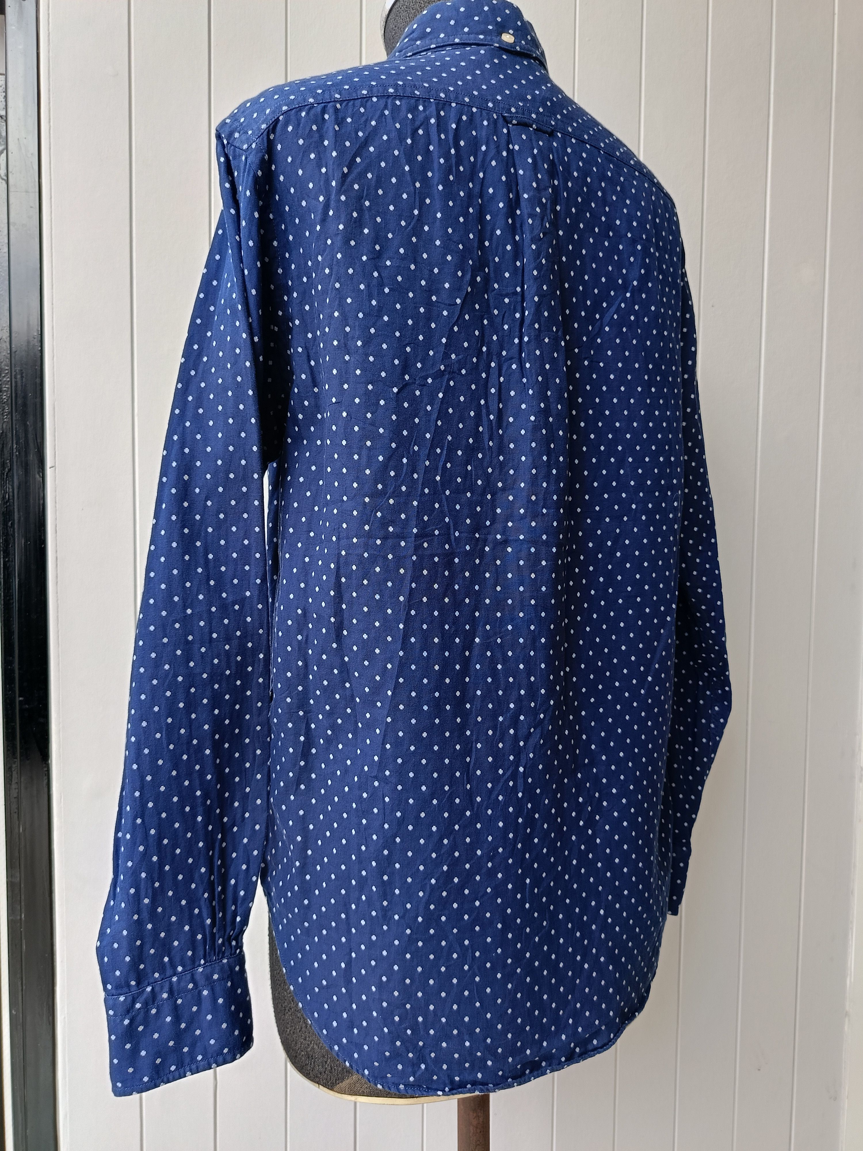 J. Press JPress J.Press New York navy blue polka dot shirt Size US M / EU 48-50 / 2 - 7 Thumbnail