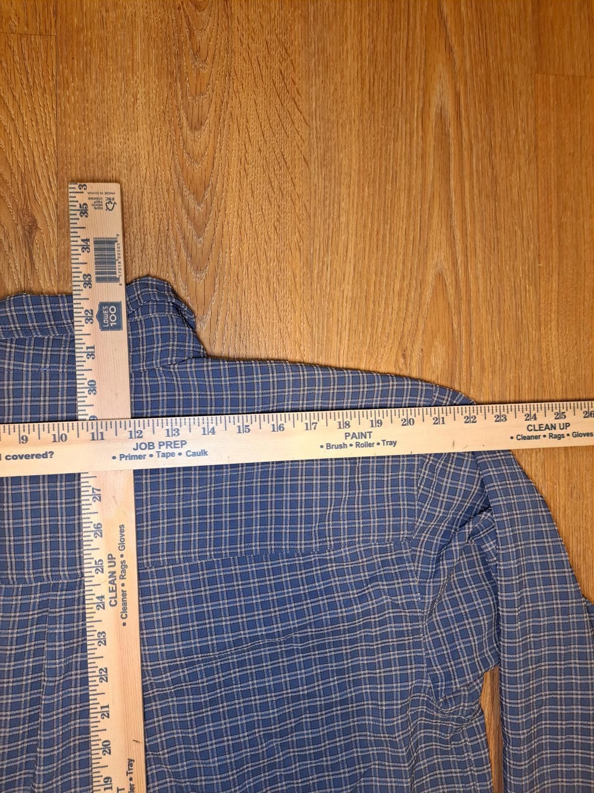 The North Face The North Face Button Up Shirt Mens Large Blue Plaid Size US L / EU 52-54 / 3 - 9 Thumbnail