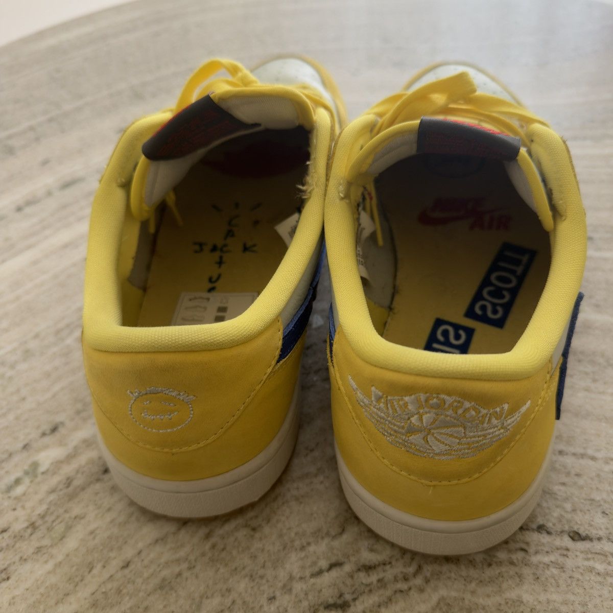 Jordan Brand × Travis Scott Travis Scott Air Jordan 1 Low Canary NO BOX🚫READ DESCRIPTION Size US 12.5 / EU 45-46 - 4 Thumbnail