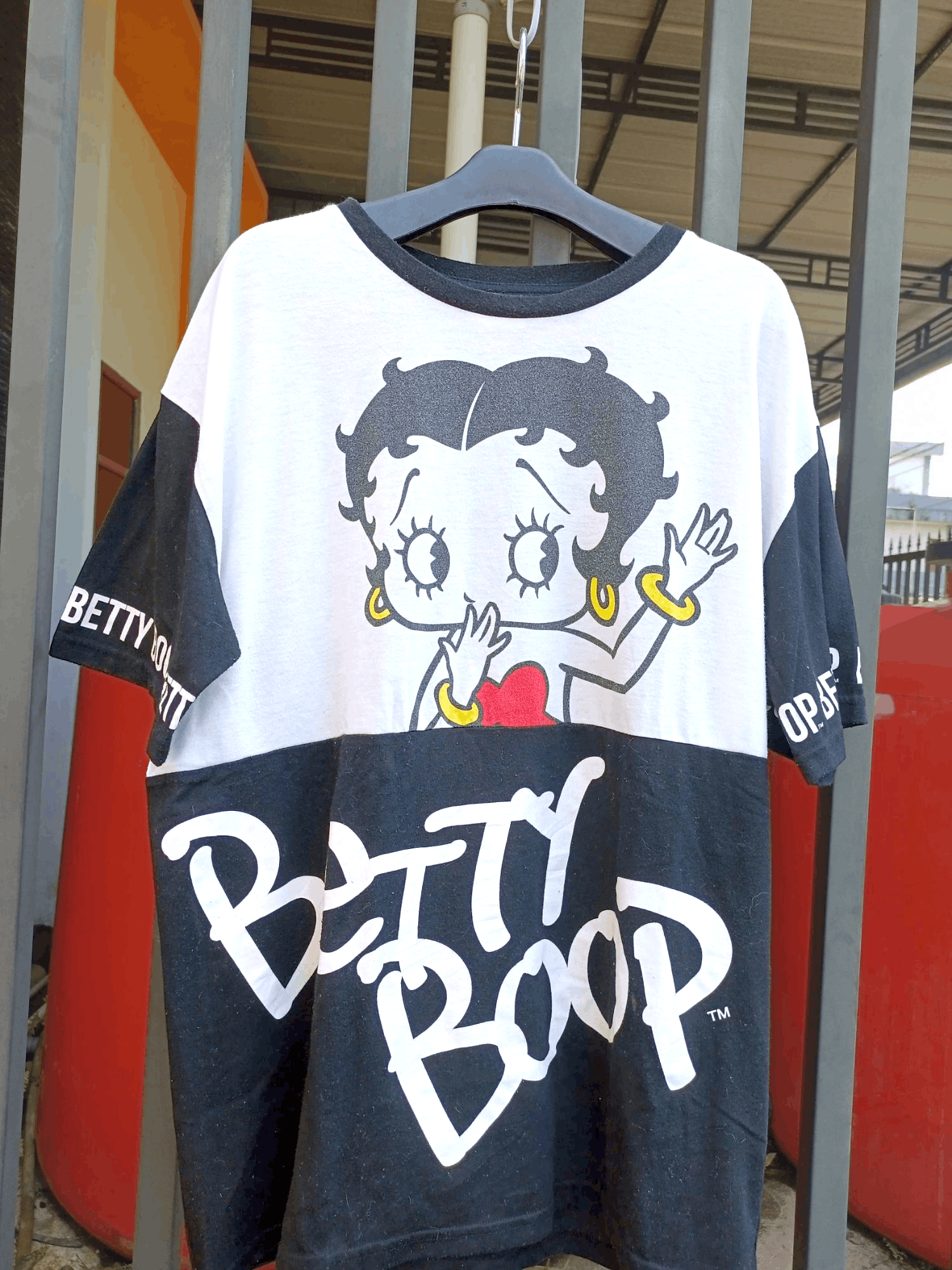 Cartoon Network × Japanese Brand × Vintage VINTAGE BETTY BOOP X DENIFITS T-SHIRT Size US XL / EU 56 / 4 - 16 Thumbnail