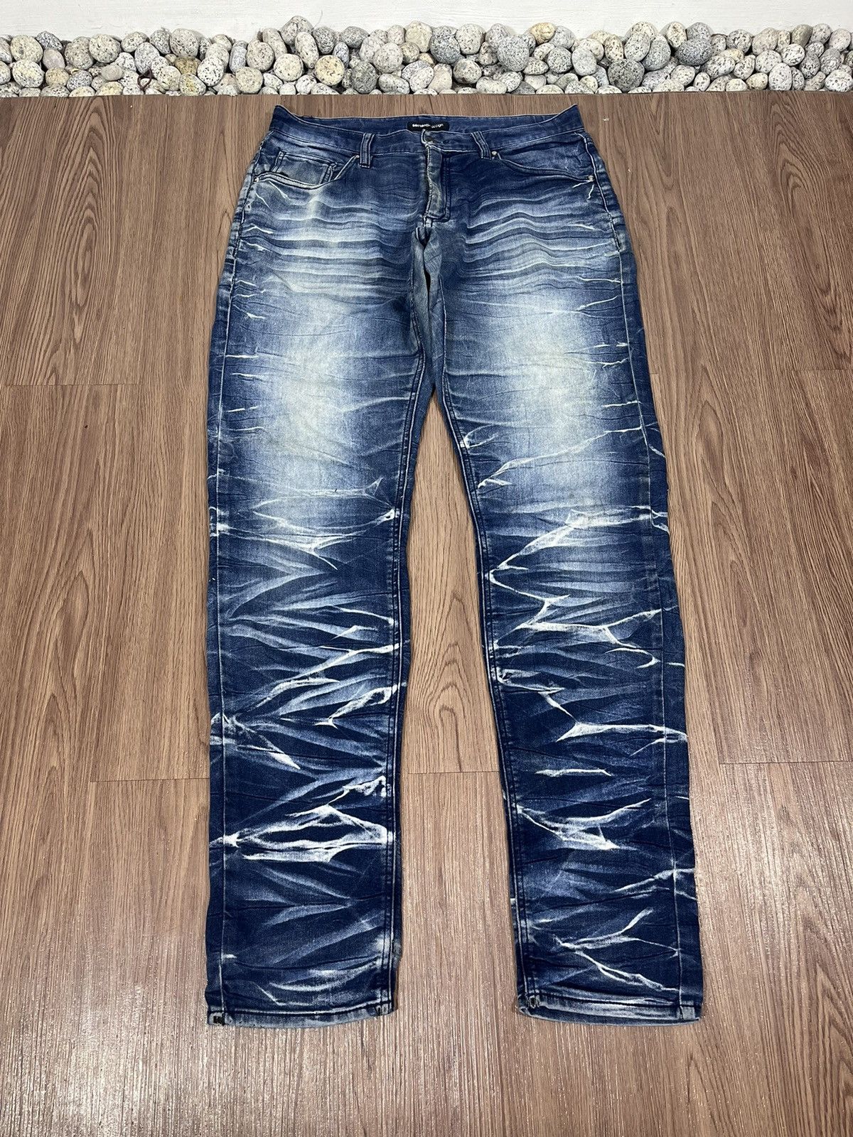 Japanese Brand × semanticdesign Semantic Design Clawmark Relaxed Jeans Size US 33 - 3 Thumbnail