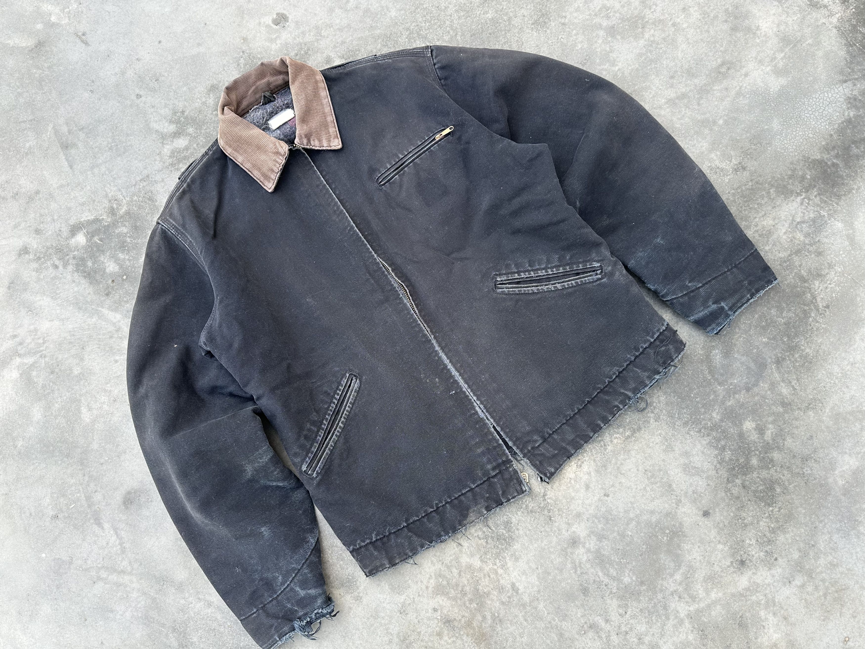 Carhartt Vintage Carhartt J01 BLK Detroit Jacket Black Size US M / EU 48-50 / 2 - 7 Thumbnail