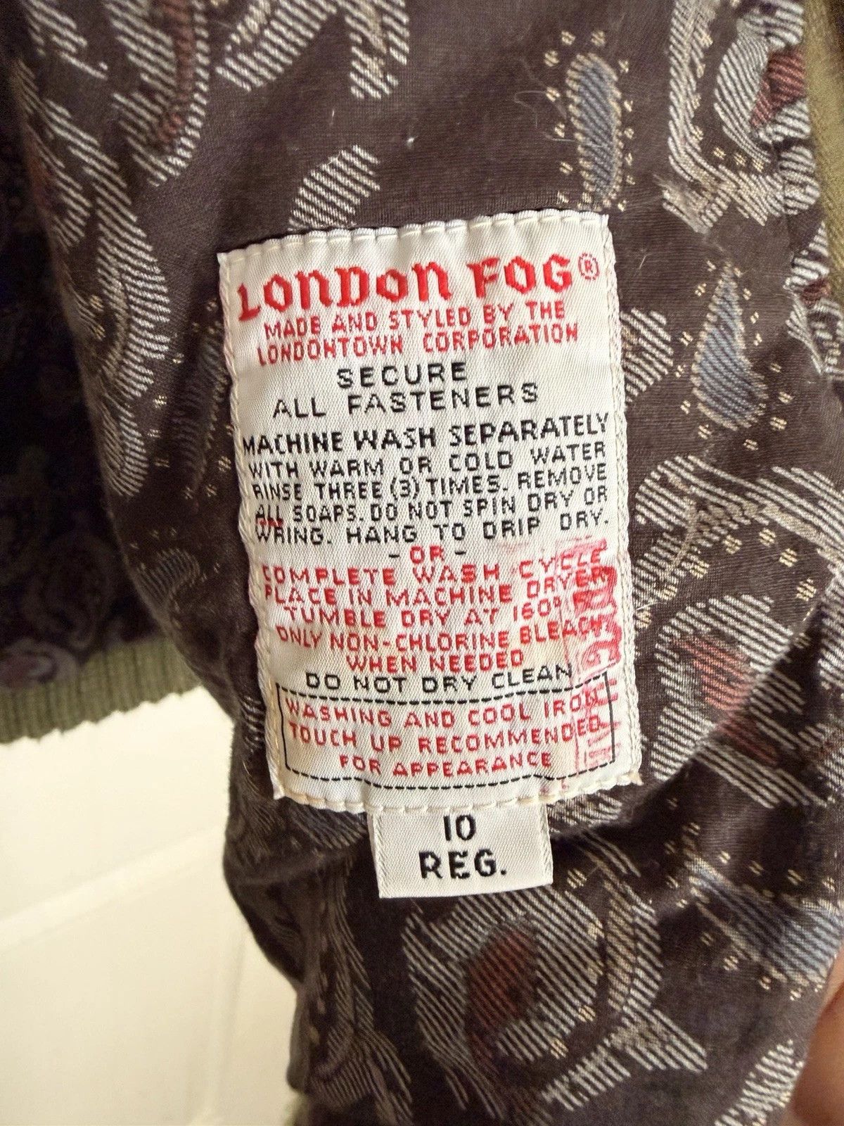 London Fog Vintage Parka/Military Jacket Unisex Women’s Regular 10 Size L / US 10 / IT 46 - 5 Thumbnail