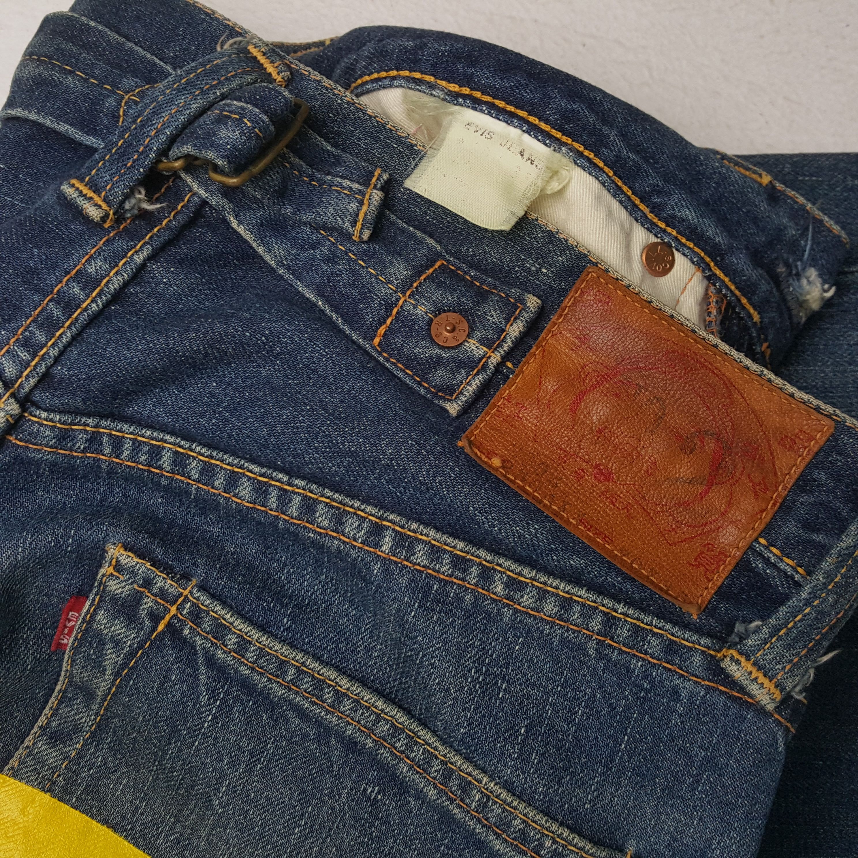 Japanese Brand × Vintage EVISU Japanese Brand Streetwear Custom Daicock Jeans Size US 28 / EU 44 - 14 Thumbnail