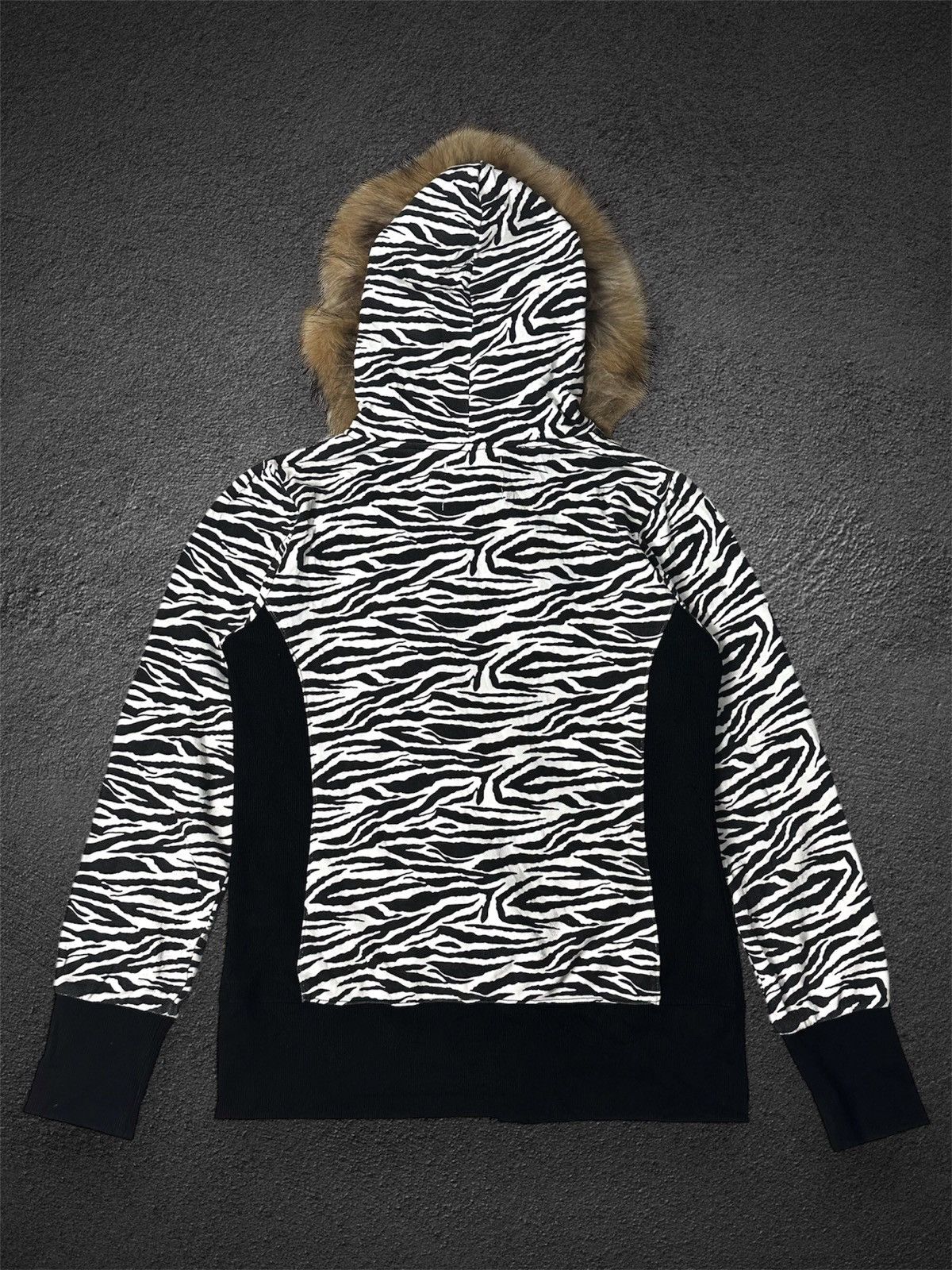 If Six Was Nine × Japanese Brand × Le Grande Bleu (L.G.B.) Fur Hoodie Double Zipper Adjon lgb style Size US S / EU 44-46 / 1 - 2 Thumbnail