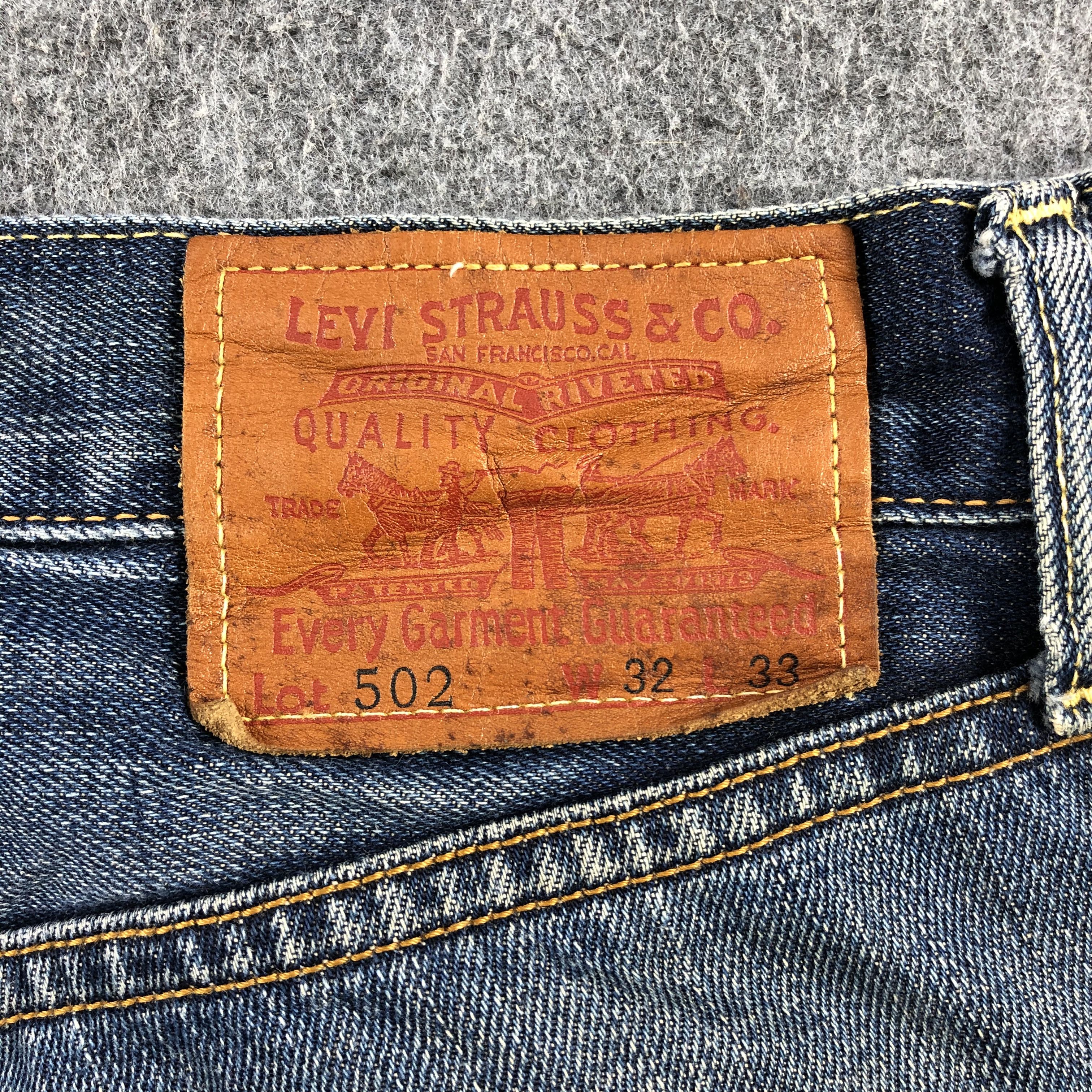 Levi's Vintage Blue Wash Levis 502 Jeans-J1913 Size US 34 / EU 50 - 5 Thumbnail