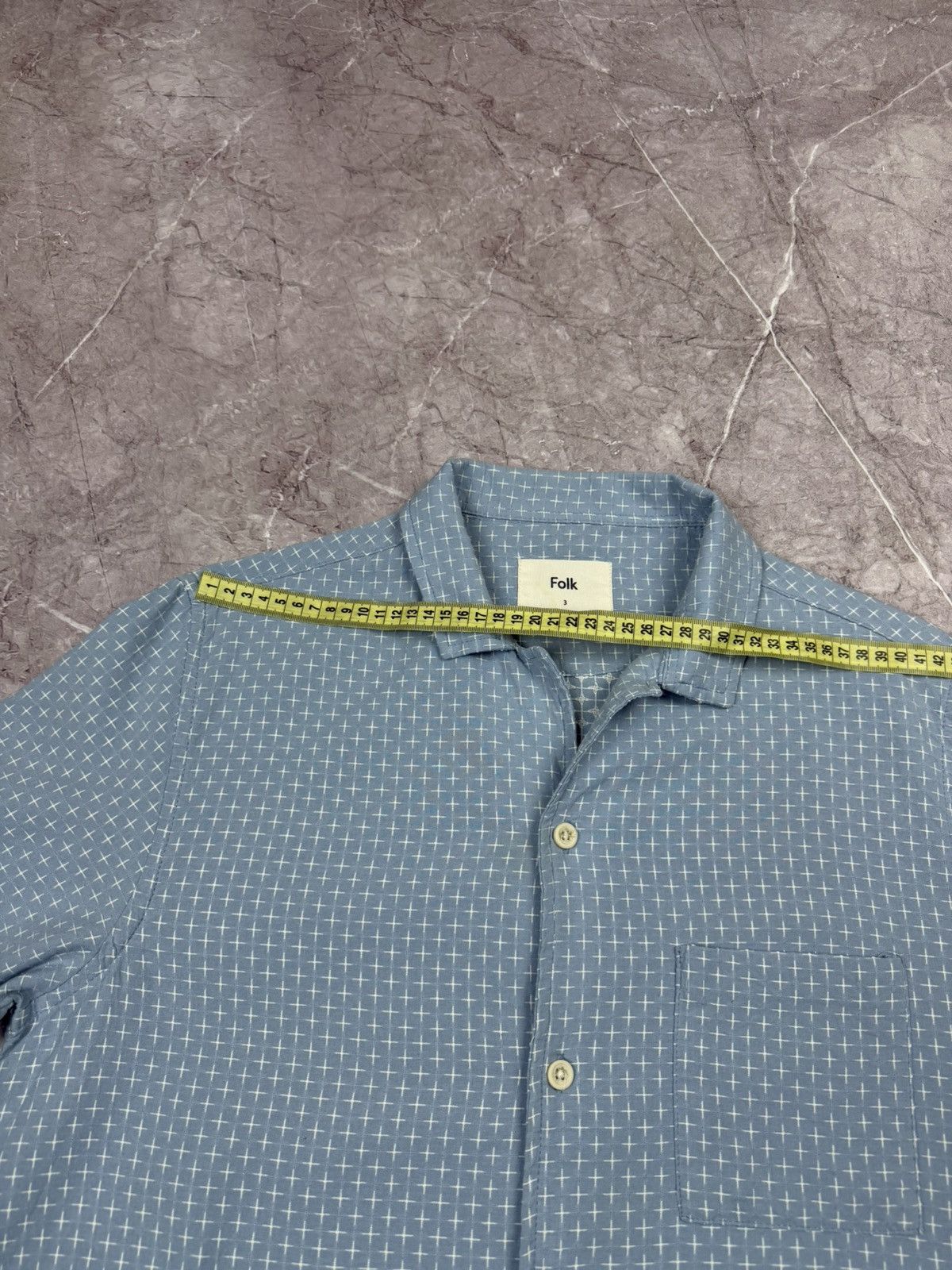 Folk Folk Shirt Button Up International Cotton Luxury VERY RARE Size US M / EU 48-50 / 2 - 8 Thumbnail