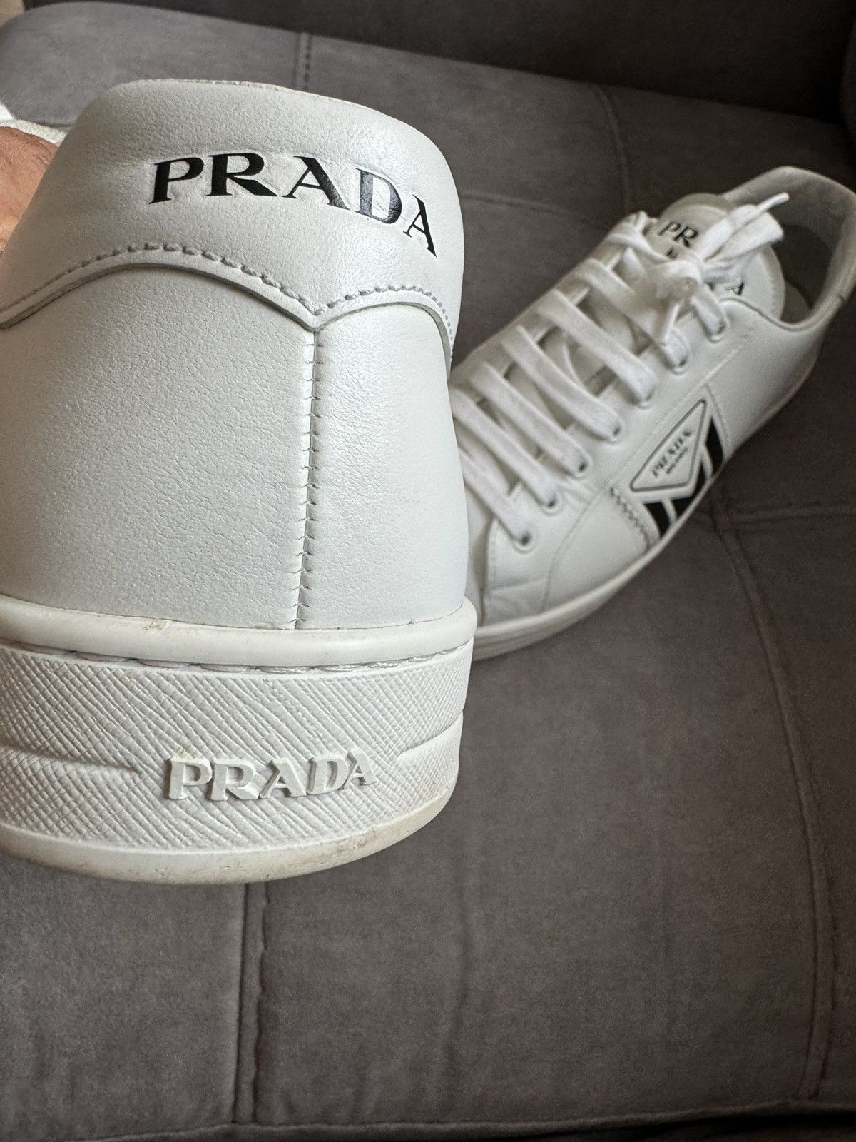 Prada Prada men sneakers SZ UK8 study insole measurements in photo Size US 9.5 / EU 42-43 - 10 Thumbnail