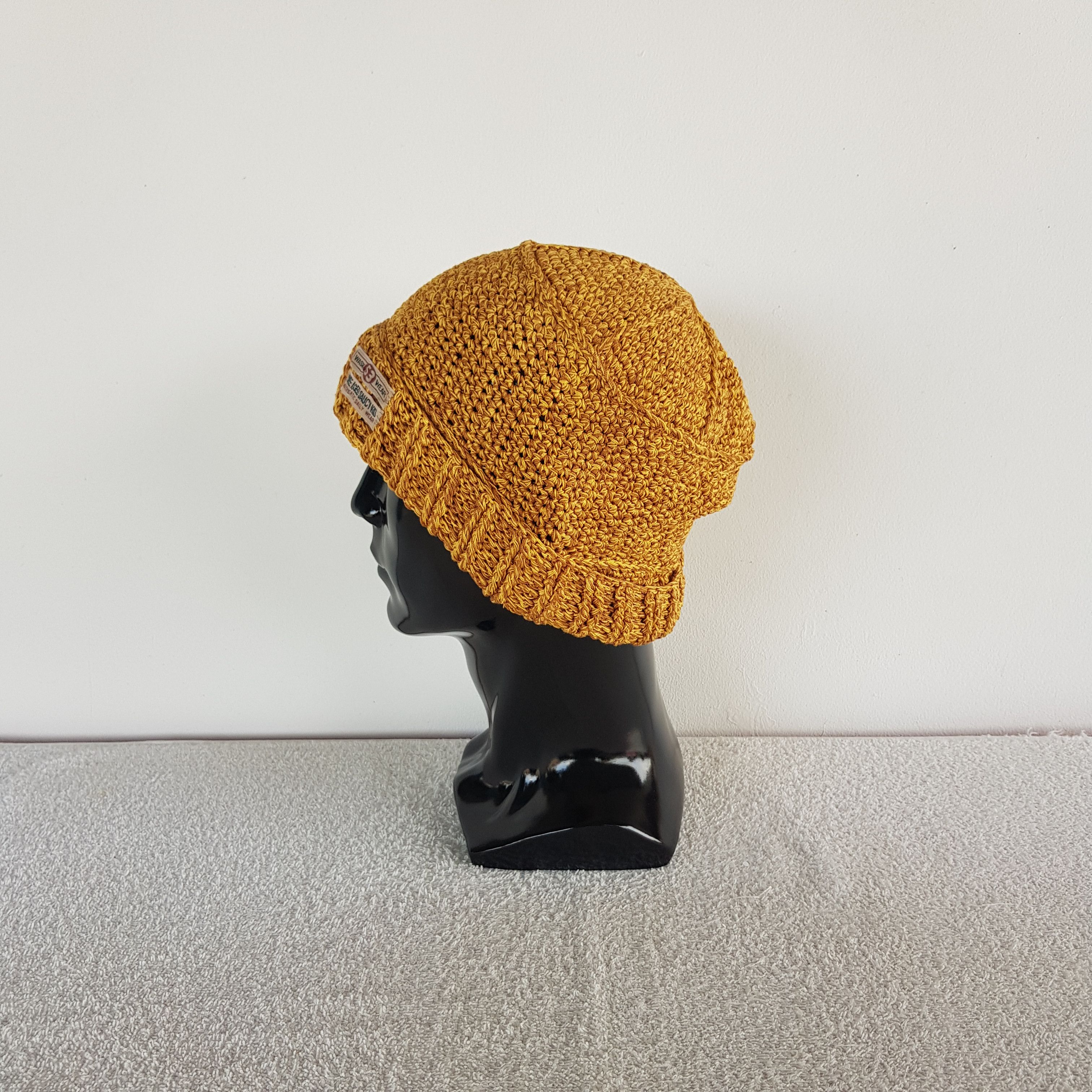 Japanese Brand Vintage WASK Wear Beanie Knit Slouchy Crochet Snow Caps Hats Size ONE SIZE - 4 Thumbnail