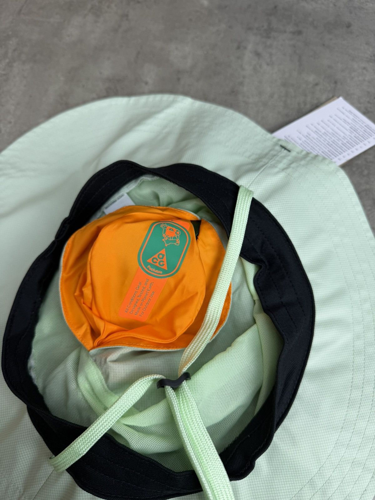 Nike ACG Nike ACG Apex Storm-FIT ADV Bucket Hat Vapor Green Size M Size ONE SIZE - 12 Thumbnail