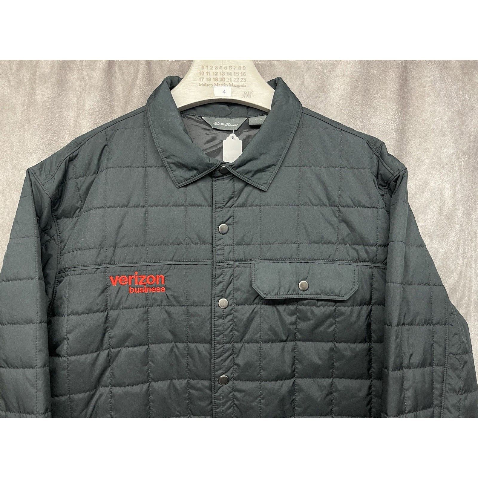 Eddie Bauer EDDIE BAUER EB502 VERIZON BUSINESS STAFF QUILTED SHIRT JACKE Size US L / EU 52-54 / 3 - 3 Thumbnail