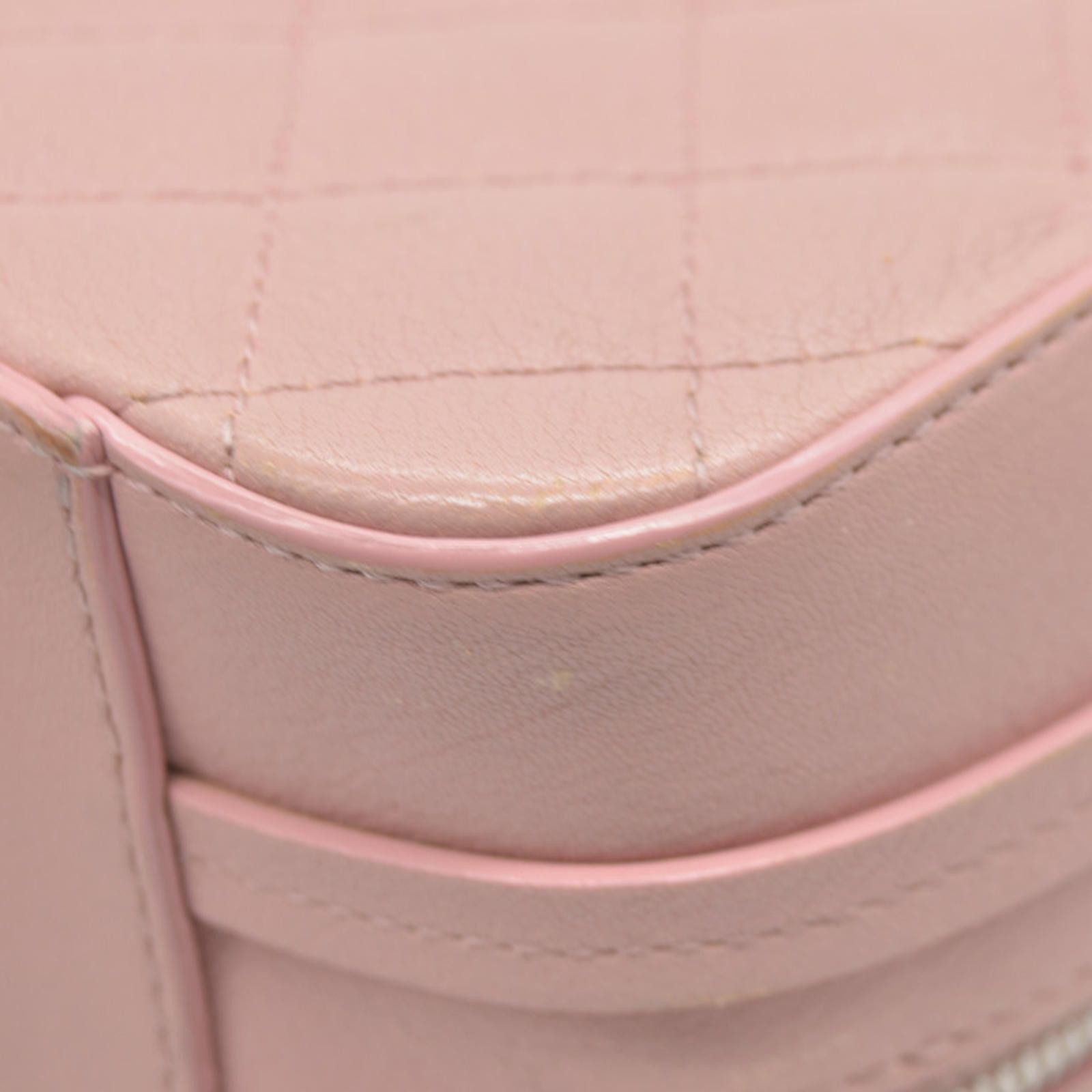 Chanel $4200 Chanel Lambskin Quilted Mini CC Box Camera Bag Pink Size ONE SIZE - 12 Thumbnail