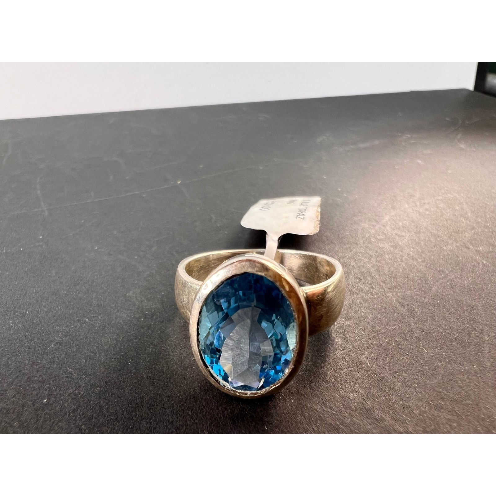 Other NEW Swiss blue topaz 925 ring size 8.5 / 6.64 grams Size ONE SIZE - 11 Thumbnail