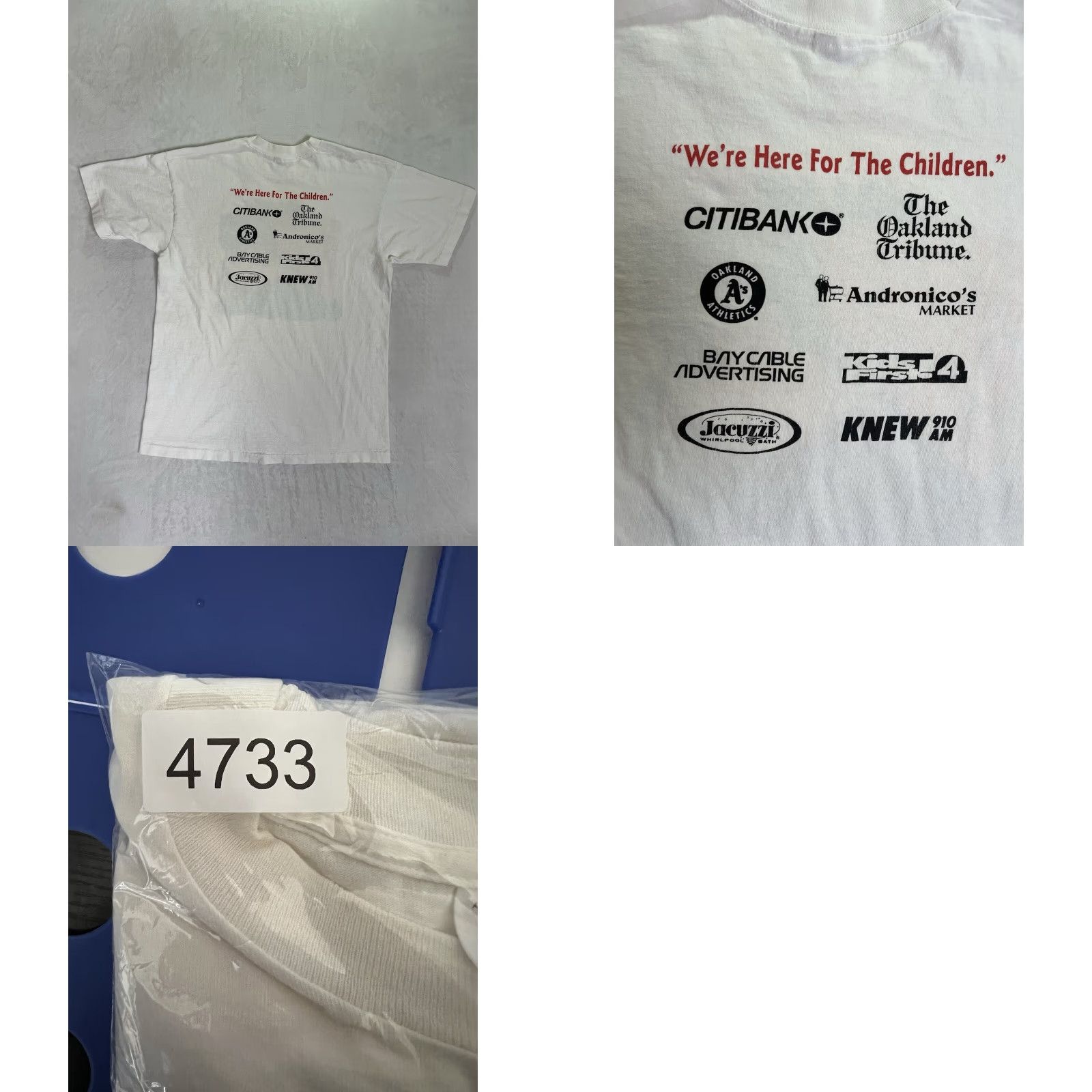 Hanes VINTAGE Hanes T-Shirt Rubber Ducky Derby Stitch USA 90s White L Men Short Sleeve Single Stitch Size US L / EU 52-54 / 3 - 8 Thumbnail
