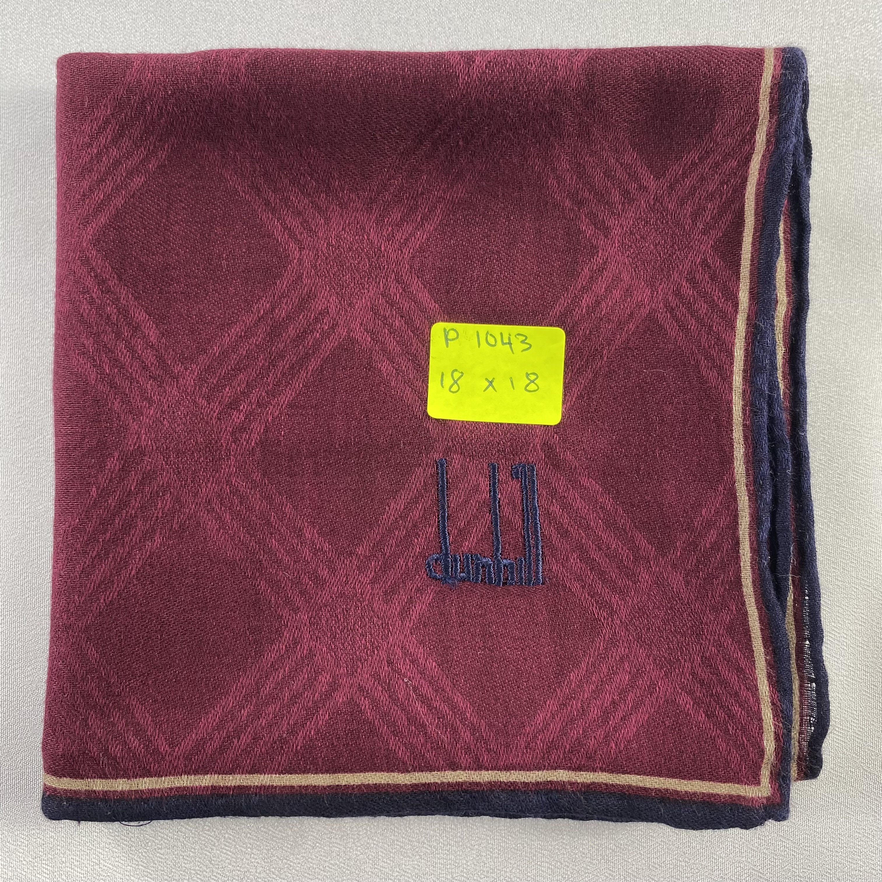 Alfred Dunhill × Vintage Alfred Dunhill Handkerchief / Neckerchief / Bandana-P1043 Size ONE SIZE - 5 Thumbnail