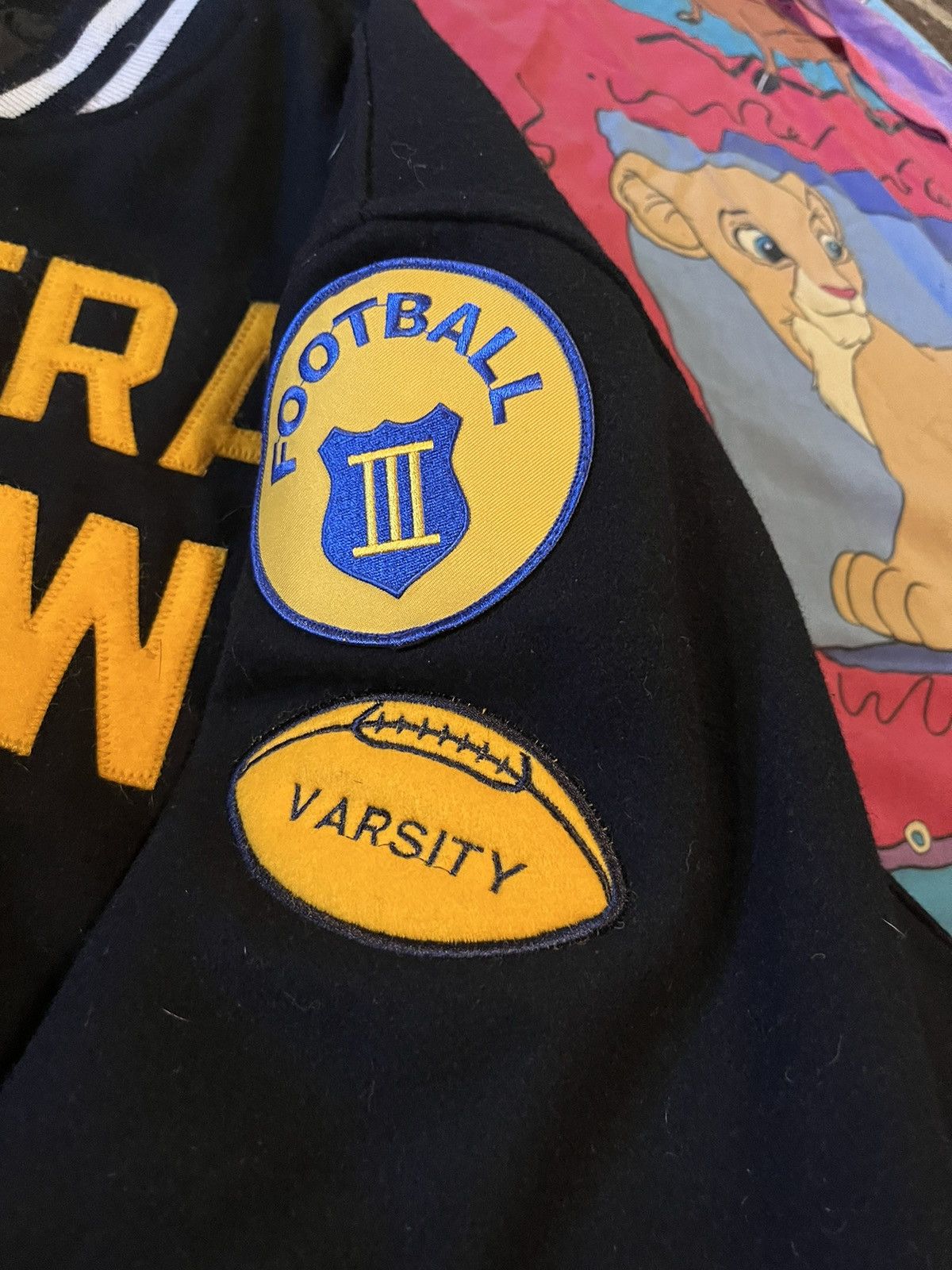 Holloway General Brown New York Men’s Wool Varsity Jacket Size US XXL / EU 58 / 5 - 4 Thumbnail