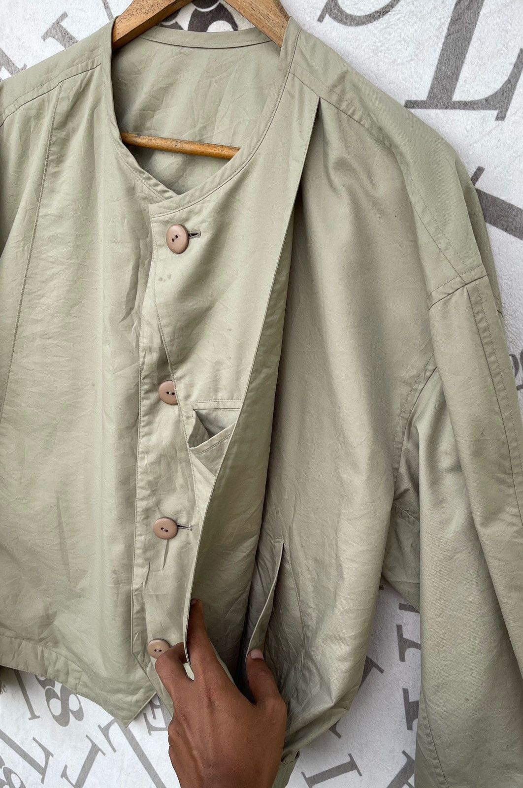 Issey Miyake 🔥S/S 1990 ISSEY MIYAKE BONDAGE POCKET BOMBER JACKET Size US L / EU 52-54 / 3 - 15 Thumbnail