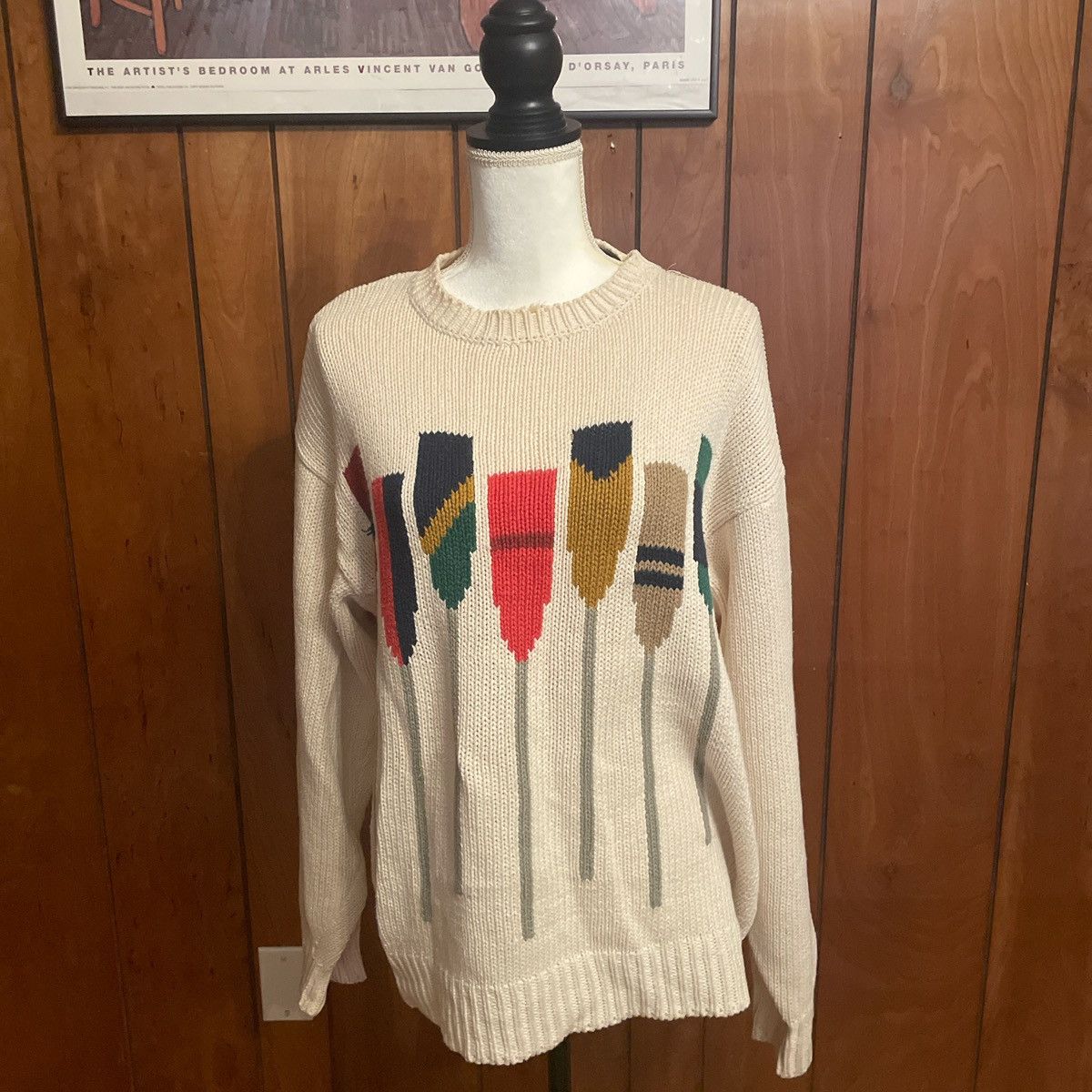 Vintage Vintage knit sweatshirt Size US M / EU 48-50 / 2 - 1 Thumbnail