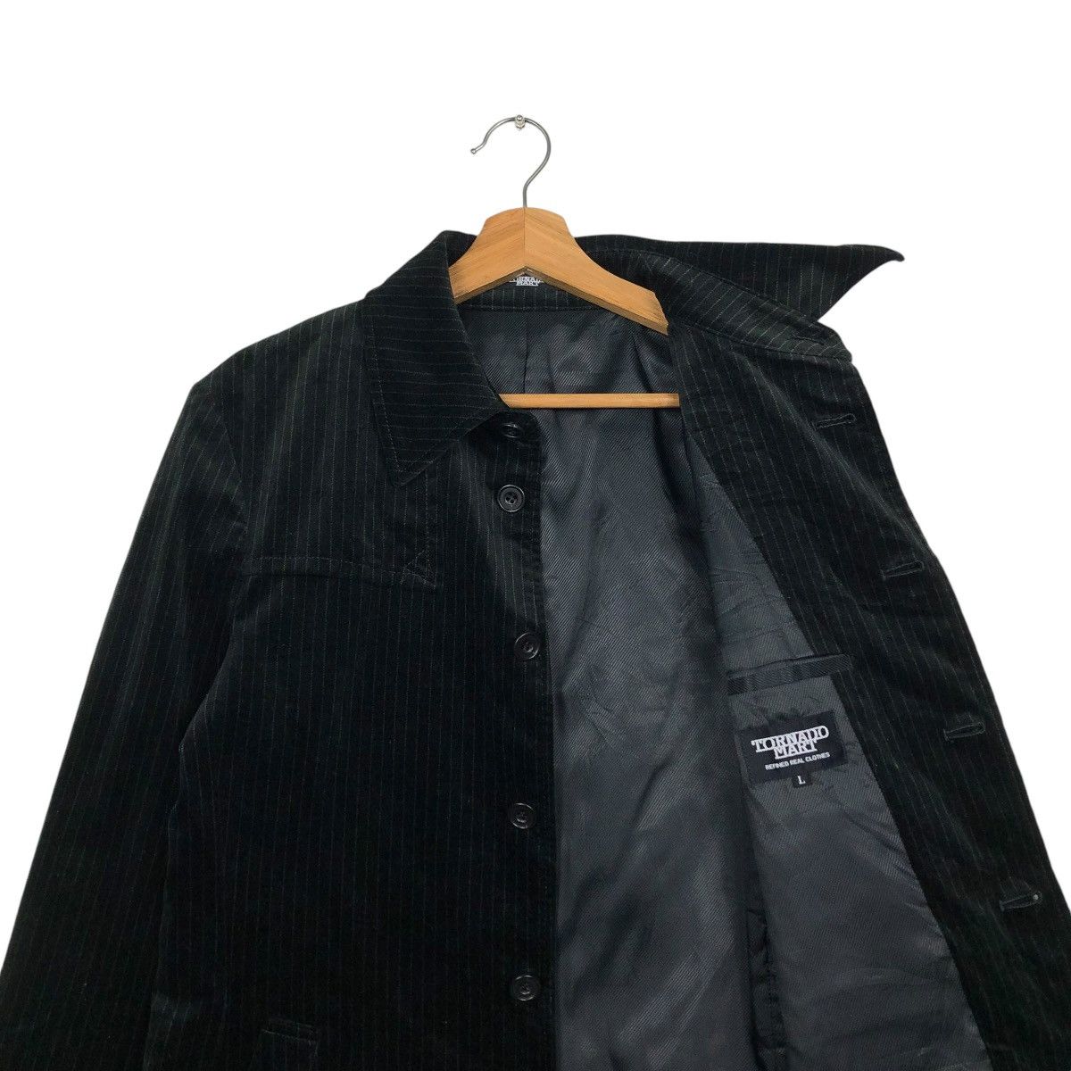 Hysteric Glamour 🔥VINTAGE BIKER JACKET VELVET TORNADO MART JAPAN Size US L / EU 52-54 / 3 - 14 Thumbnail