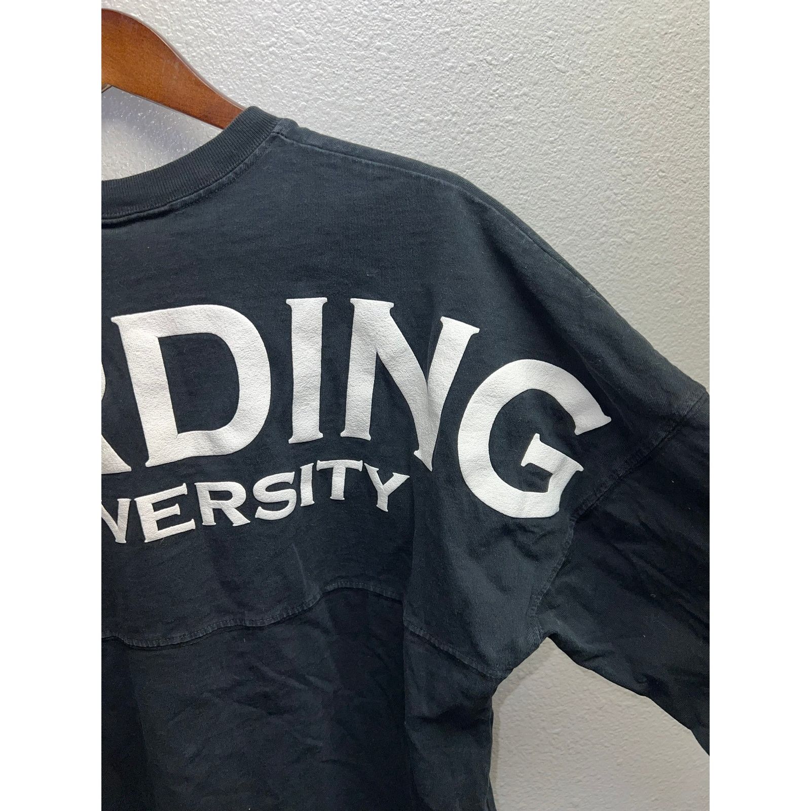 Vintage Harding University Long Sleeve Shirt Black Spirit Jersey S Size US S / EU 44-46 / 1 - 10 Thumbnail