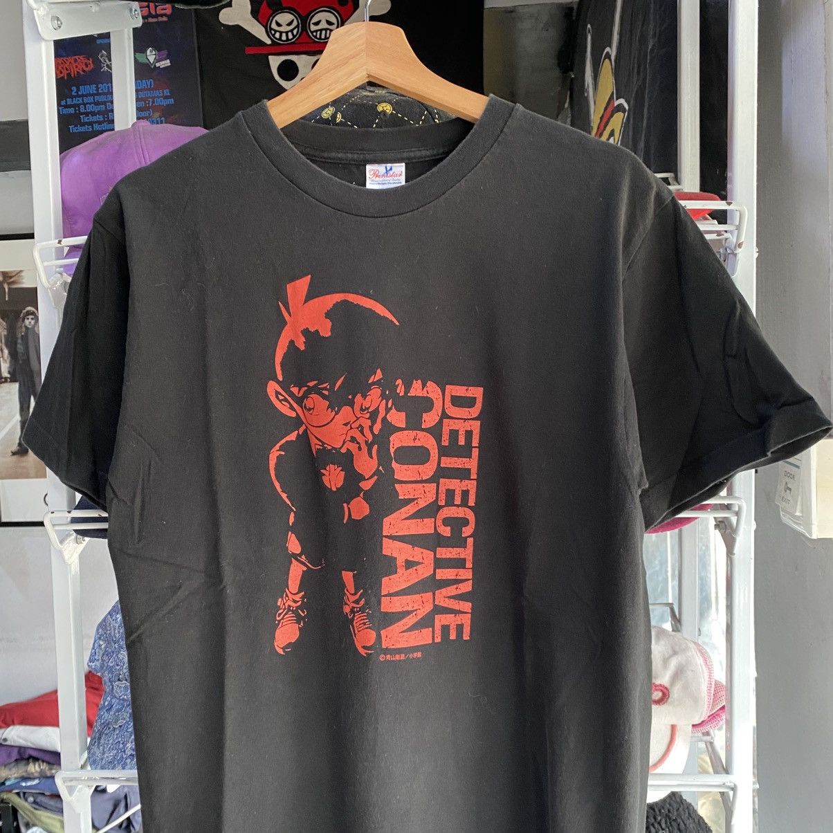 Anime VINTAGE‼️Detective Conan Japanese Manga Series T Shirts Size US L / EU 52-54 / 3 - 3 Thumbnail