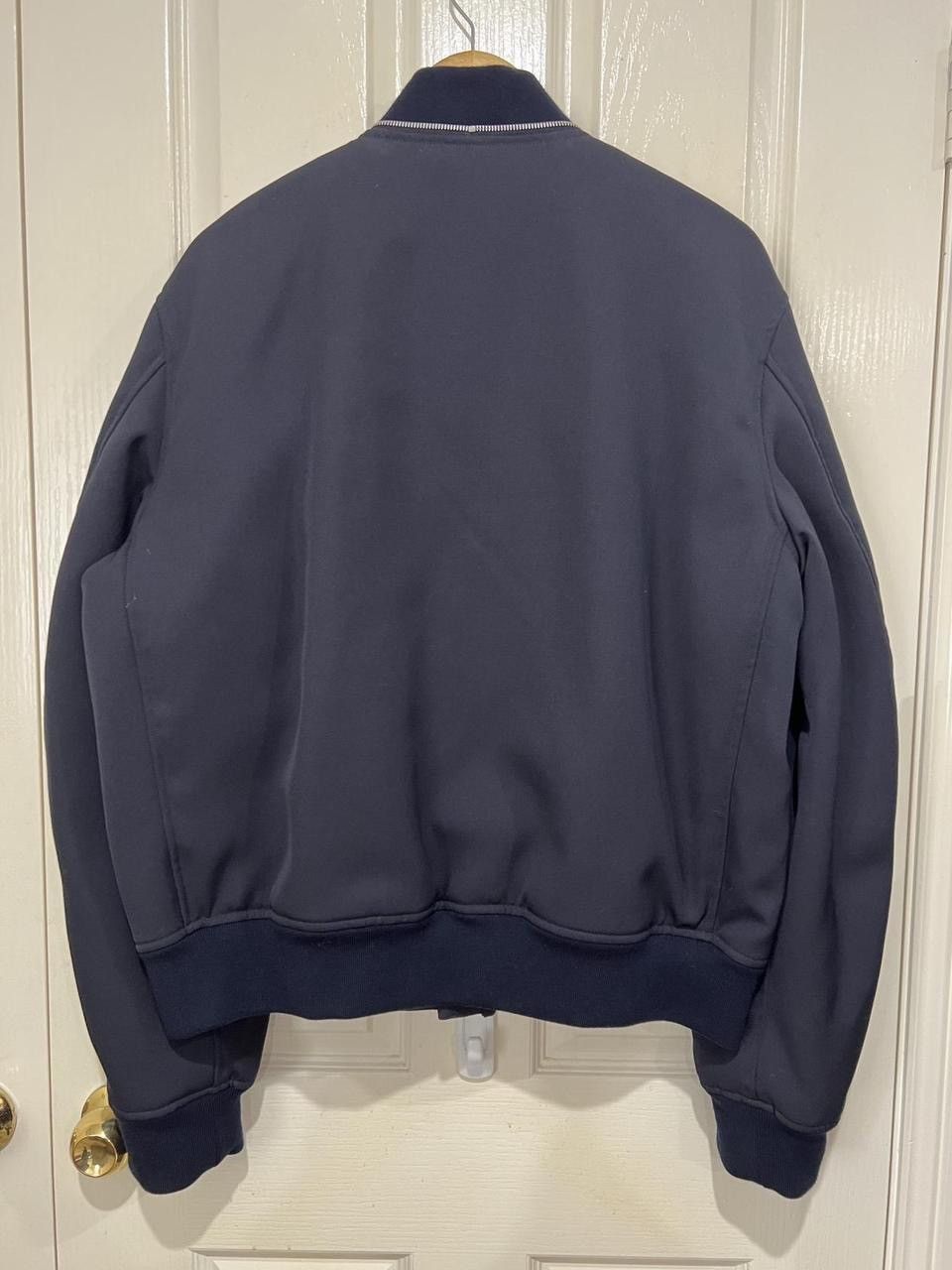 Jil Sander Jil Sander Wool Gabardine Bomber Jacket Navy Size US M / EU 48-50 / 2 - 2 Thumbnail