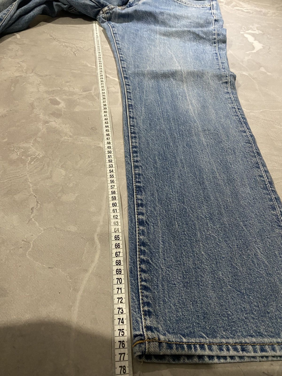 Vintage Crazy Washed Lightblue Rare Avan Destroyed Wide Leg / Y2K Size US 33 - 13 Thumbnail