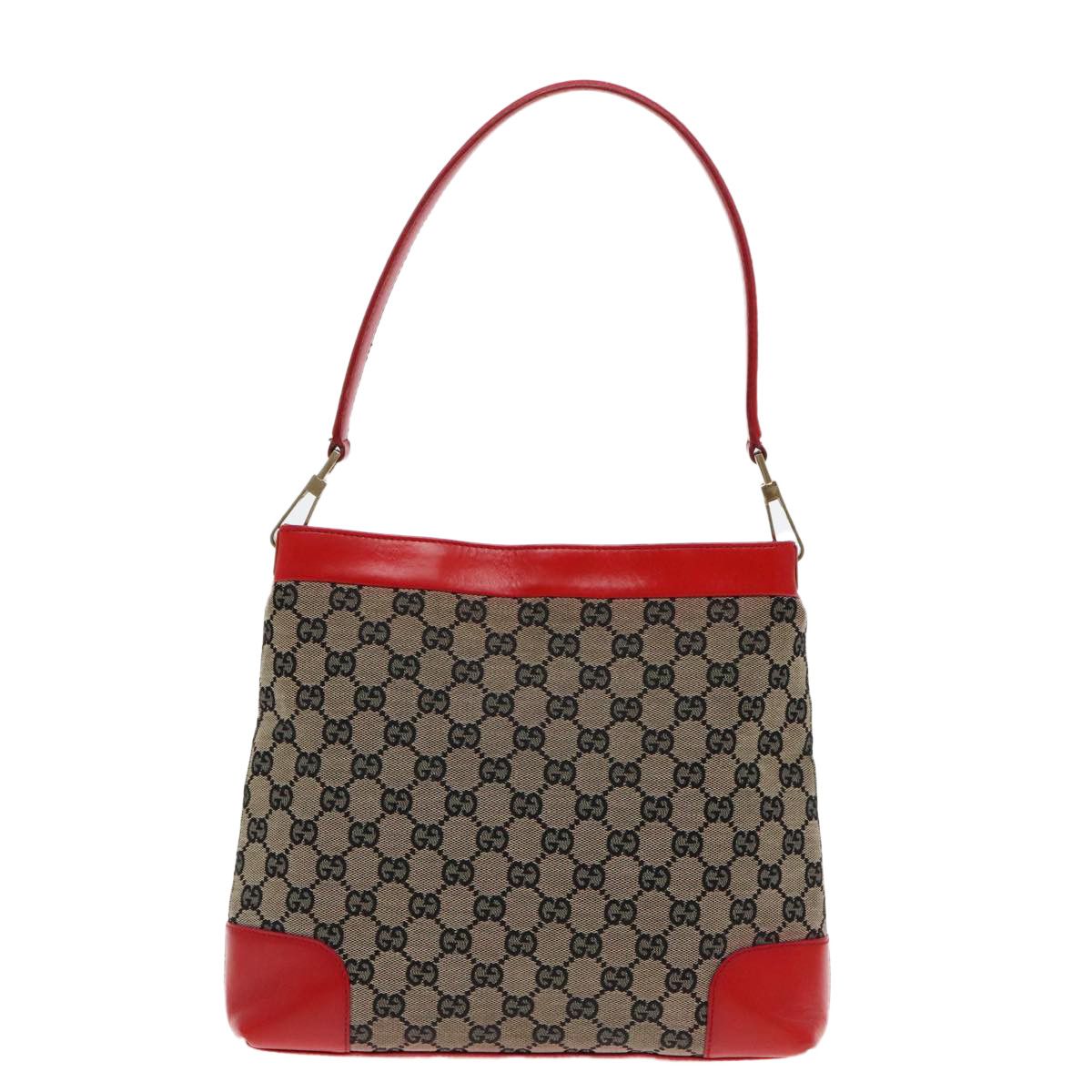 Gucci Beige Canvas Shoulder Bag (Pre-Owned) Size ONE SIZE - 1 Thumbnail