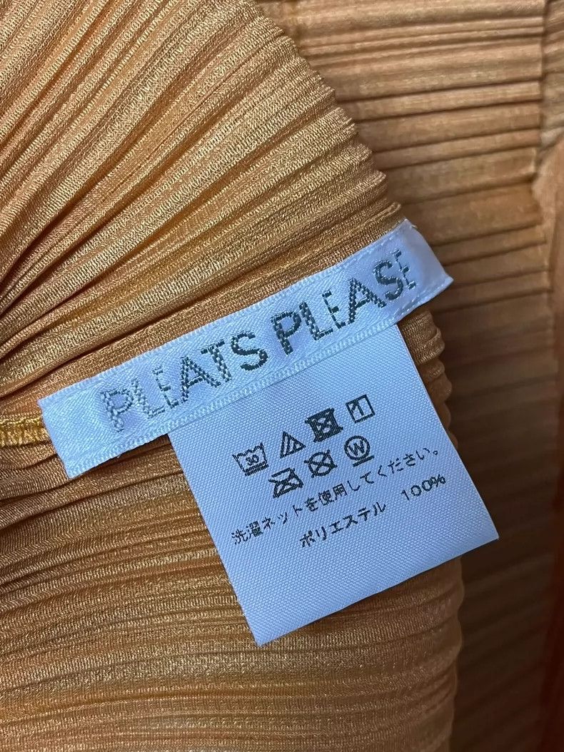 Issey Miyake Issey Miyake size:4 Orange pleated zipper cardigan Size S / US 4 / IT 40 - 4 Thumbnail
