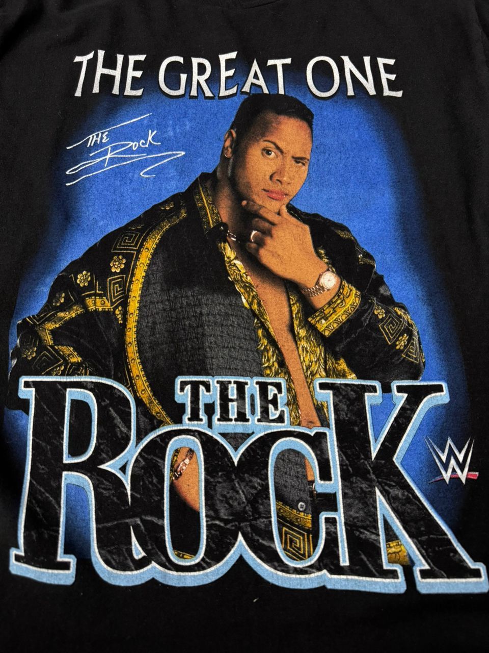 Vintage Vintage THE GREAT ONE THE ROCK tee Size US L / EU 52-54 / 3 - 6 Thumbnail