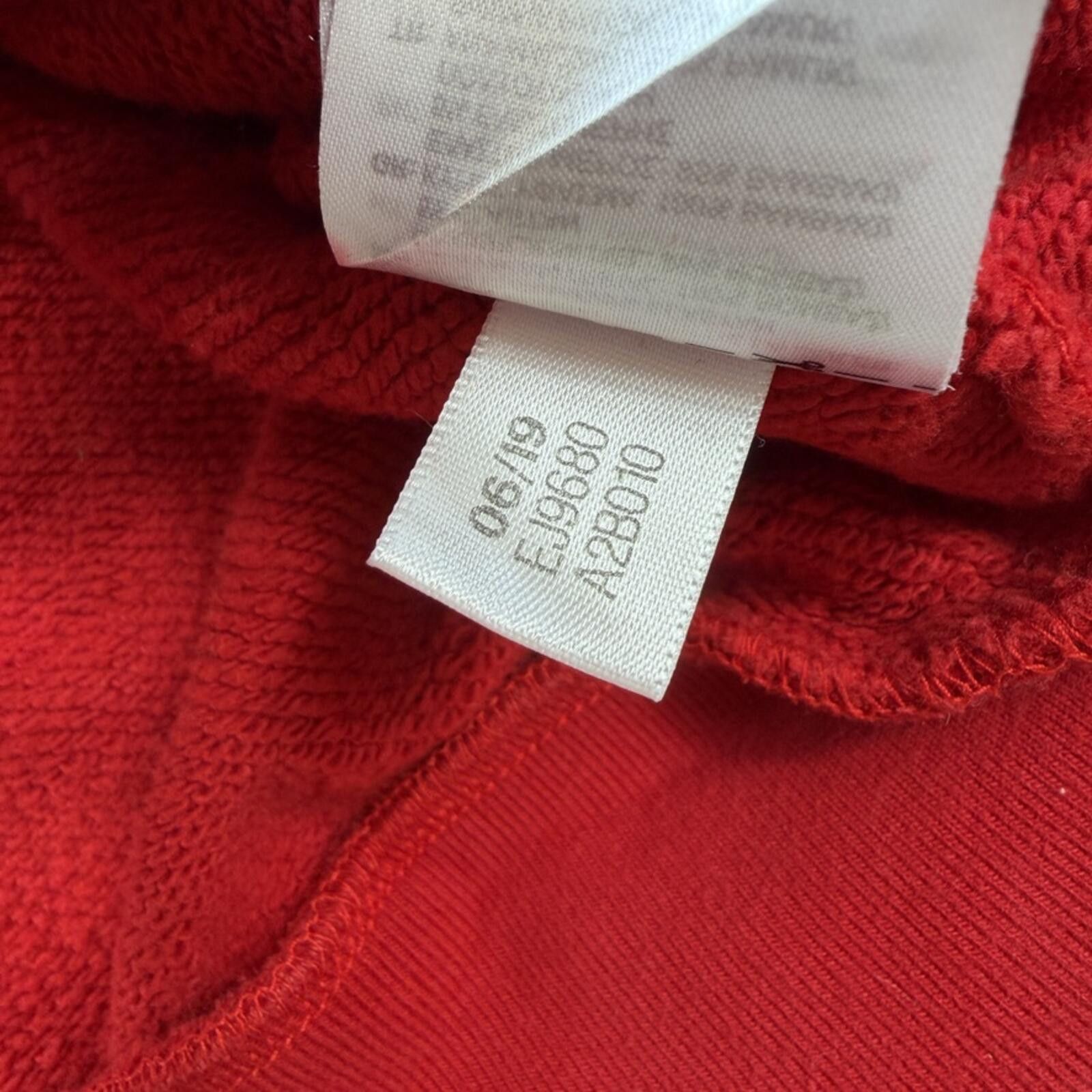 Adidas Adidas Originals Trefoil Red Pullover Hoodie Sweatshirt Mens Size US S / EU 44-46 / 1 - 6 Thumbnail